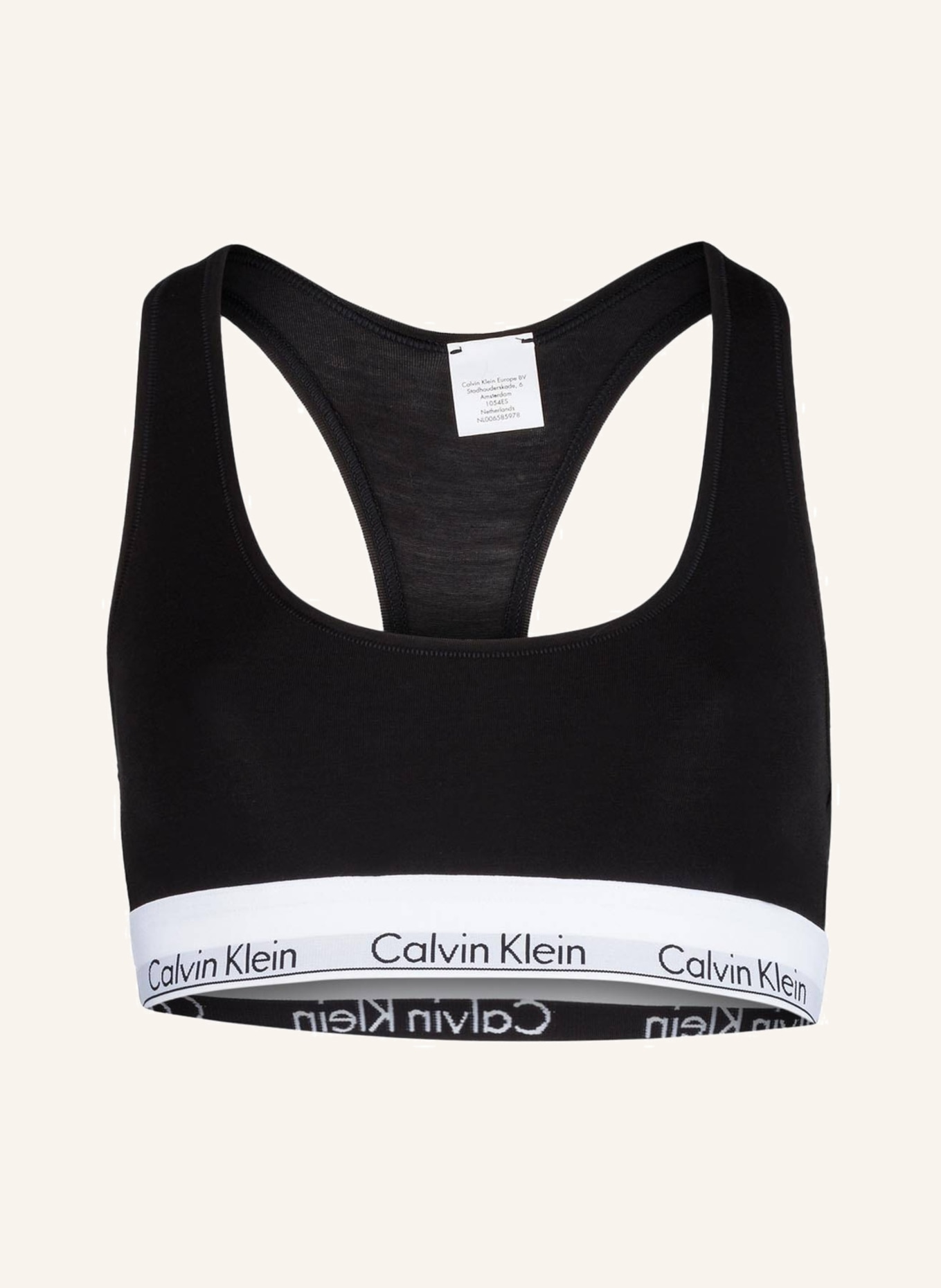 Calvin Klein Bustier MODERN COTTON, Farbe: SCHWARZ (Bild 1)