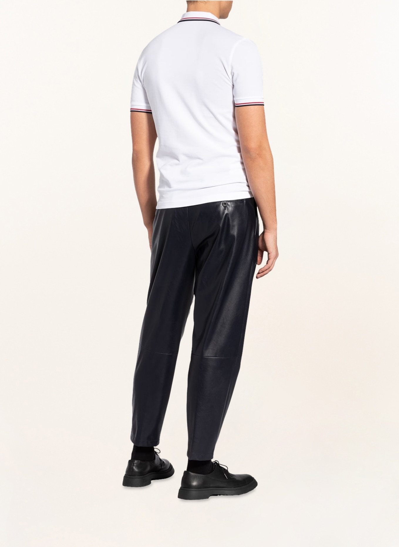 FRED PERRY Piqué poloshirt M3600 straight fit, Color: WHITE (Image 4)