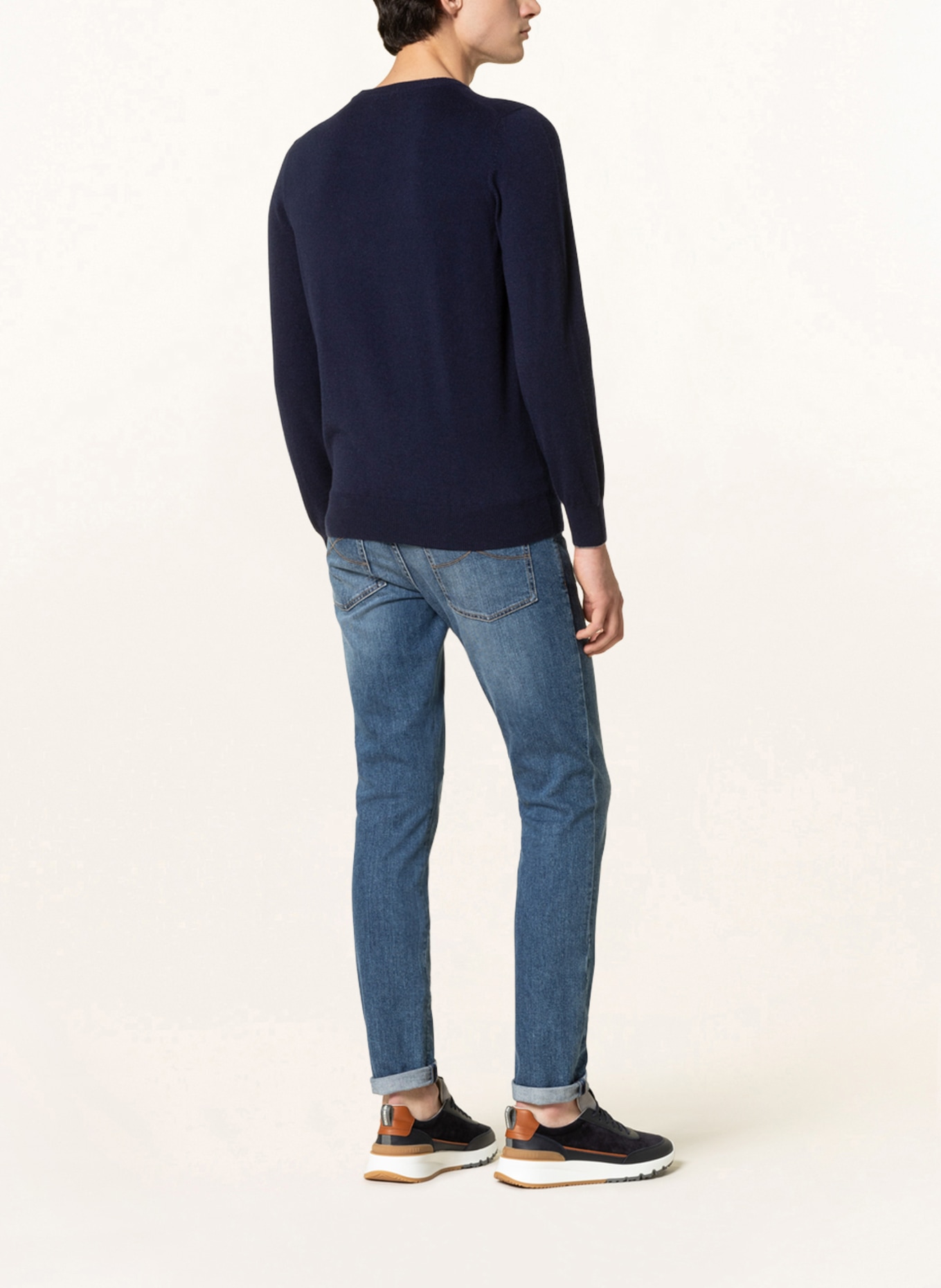 BRUNELLO CUCINELLI Cashmere-Pullover, Farbe: DUNKELBLAU (Bild 3)