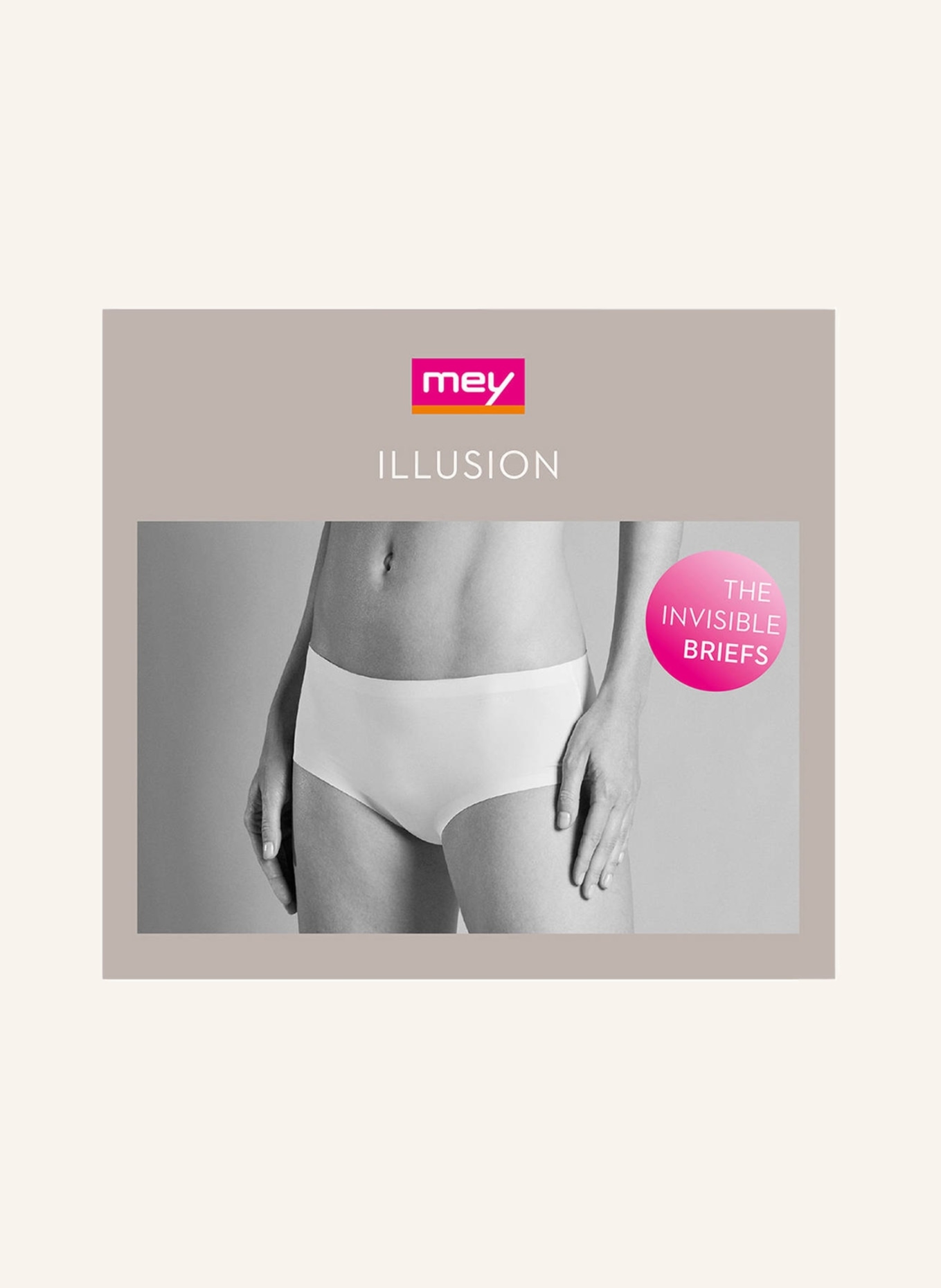mey Panty series ILLUSION, Color: WHITE (Image 3)
