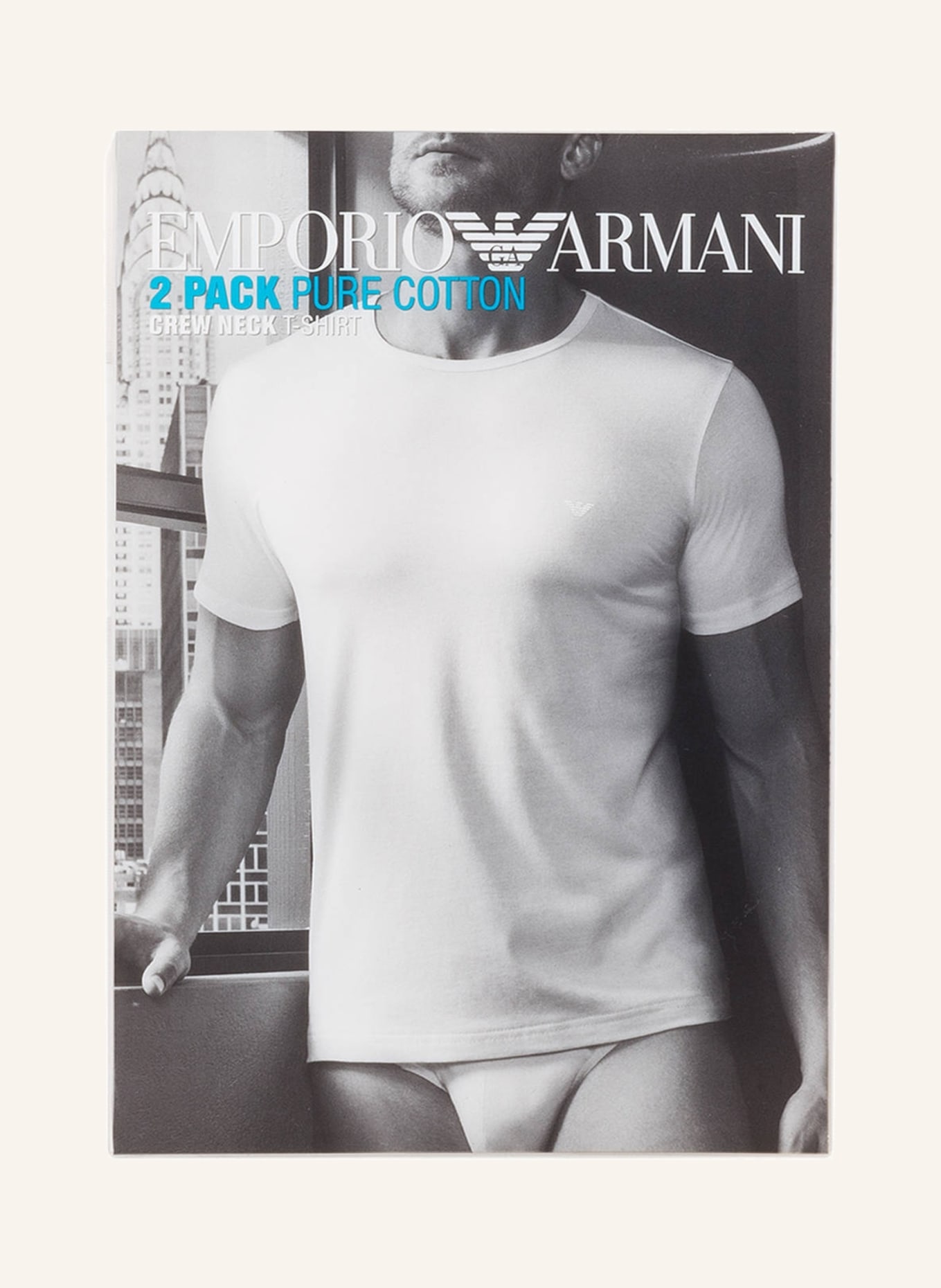 EMPORIO ARMANI 2-pack T-shirts, Color: WHITE (Image 4)