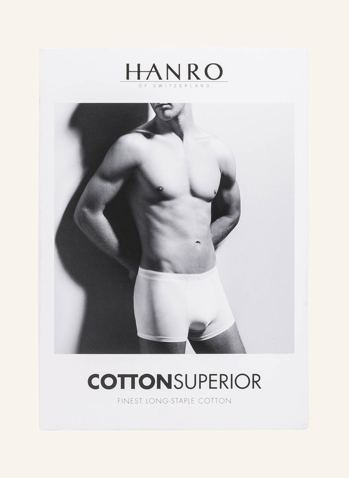 HANRO Boxer shorts COTTON SUPERIOR, Color: WHITE (Image 3)