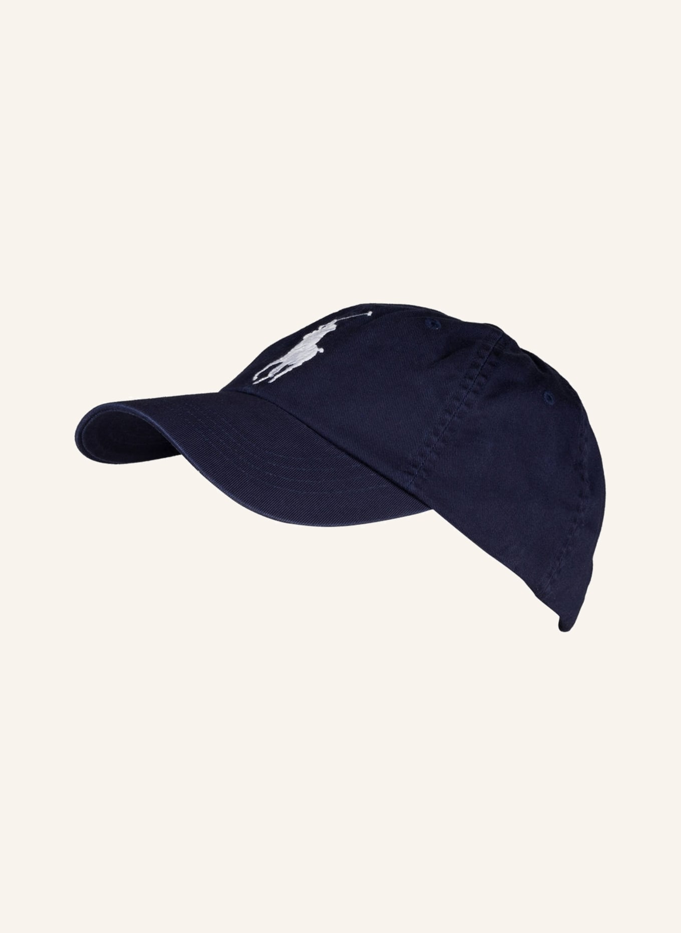 POLO RALPH LAUREN Cap: DUNKELBLAU / WEISS