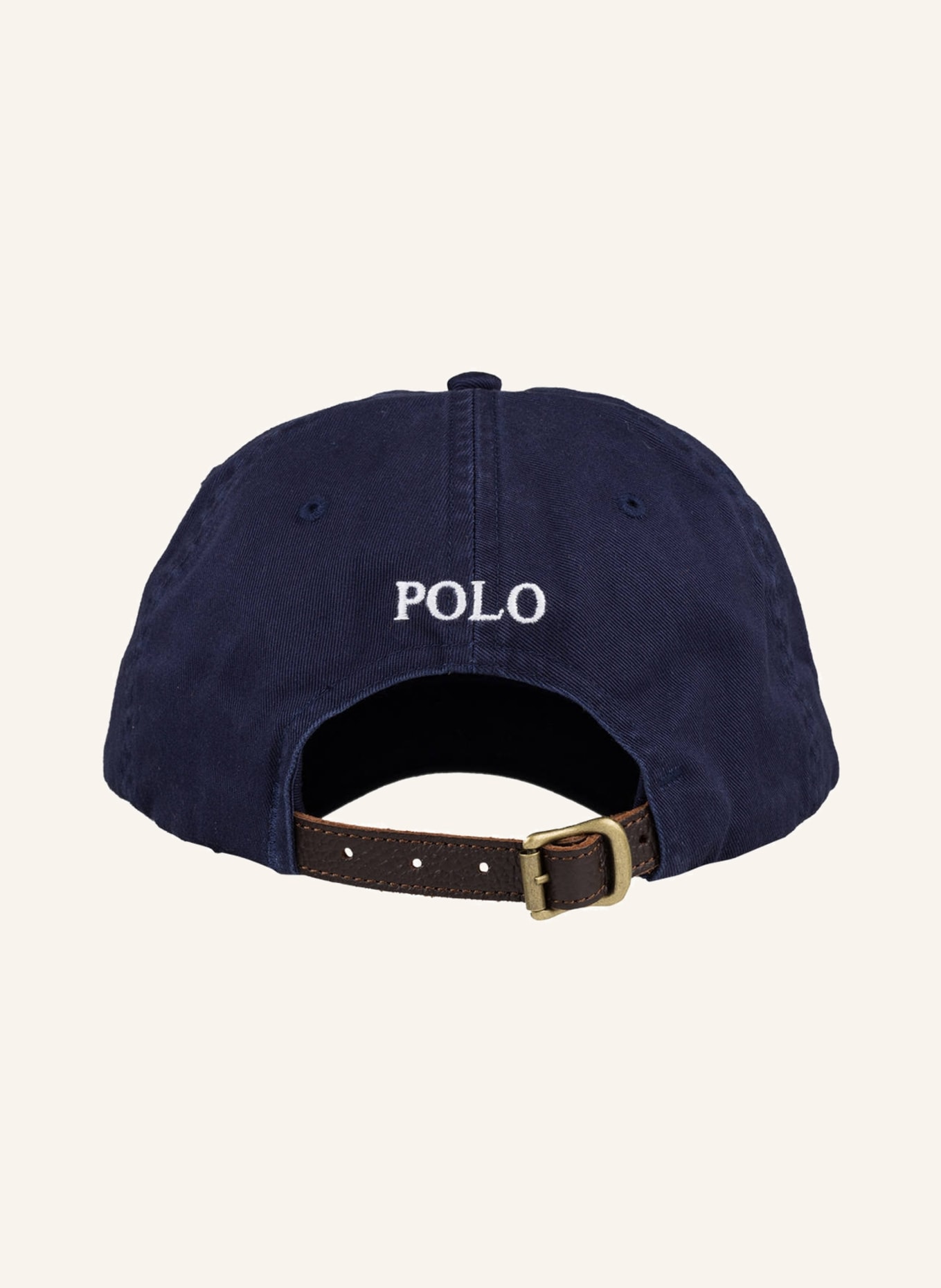 POLO RALPH LAUREN Cap: DUNKELBLAU / WEISS