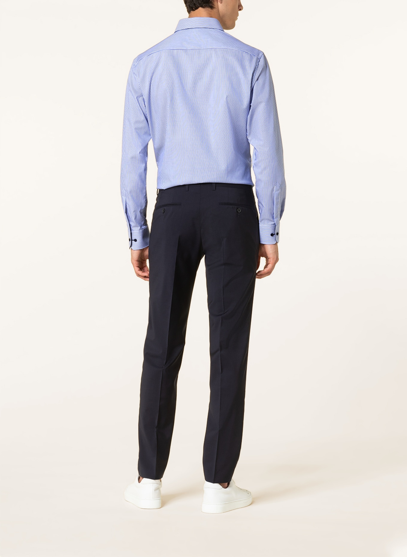 ETERNA Shirt modern Fit, Color: BLUE/ WHITE (Image 3)