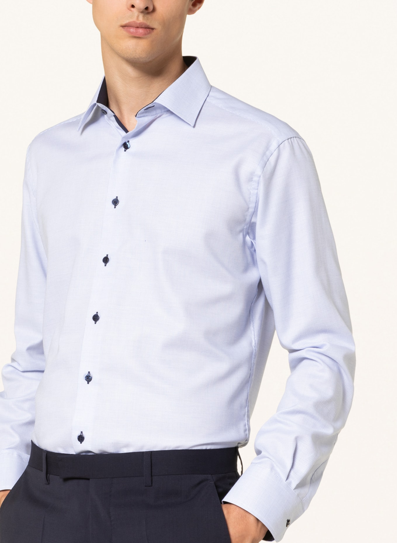 ETERNA Košile Modern Fit, Barva: TMAVĚ MODRÁ (Obrázek 5)