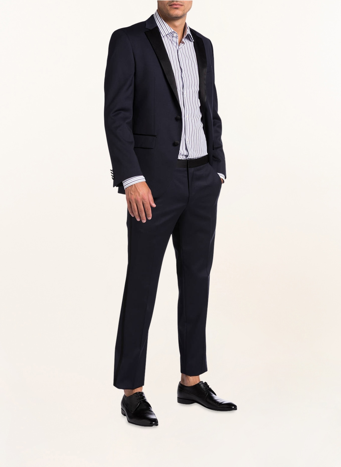BOSS Tuxedo trousers GILAN slim fit, Color: DARK BLUE (Image 2)