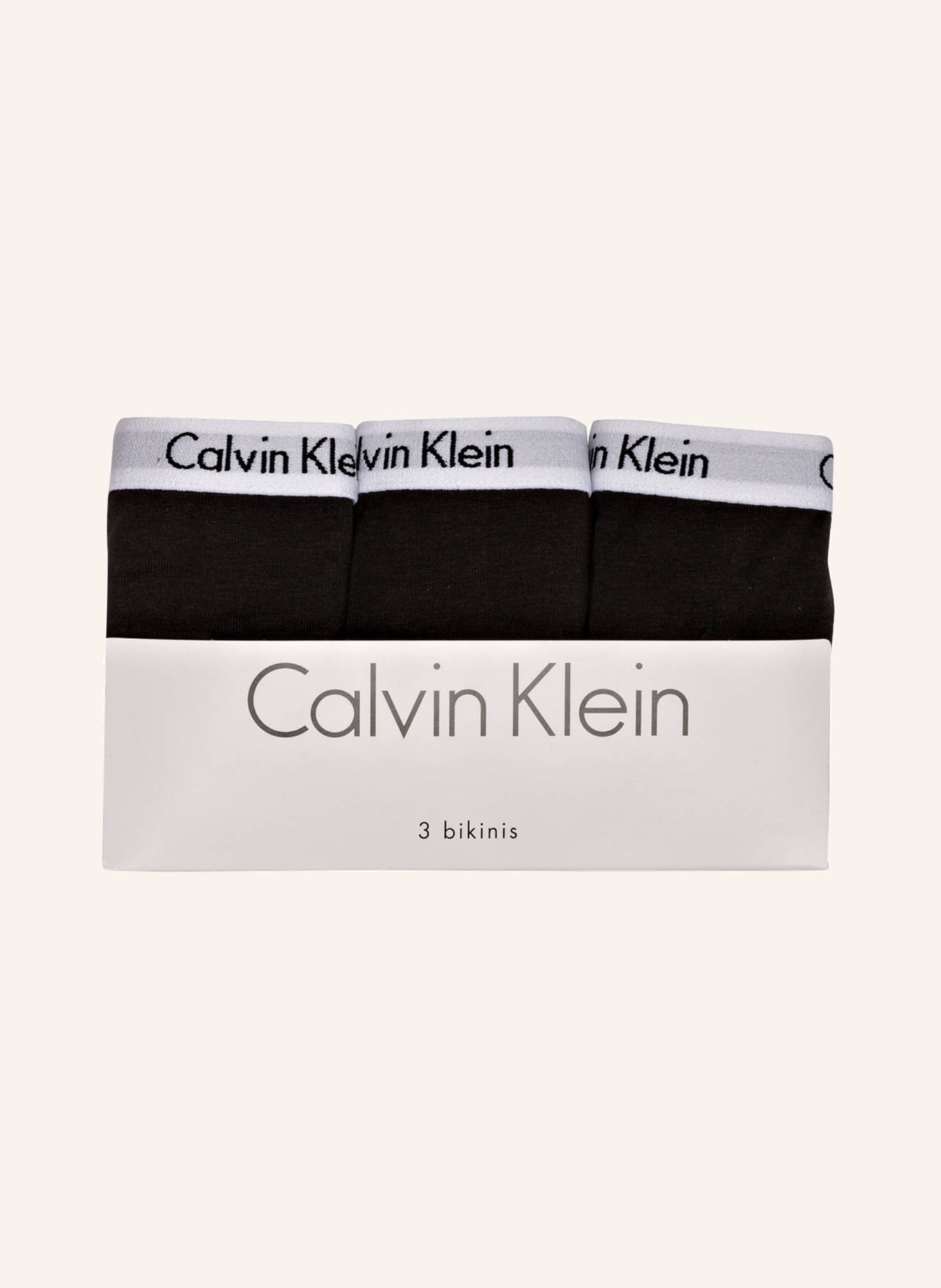 Calvin Klein 3er-Pack Slips CAROUSEL, Farbe: SCHWARZ (Bild 4)
