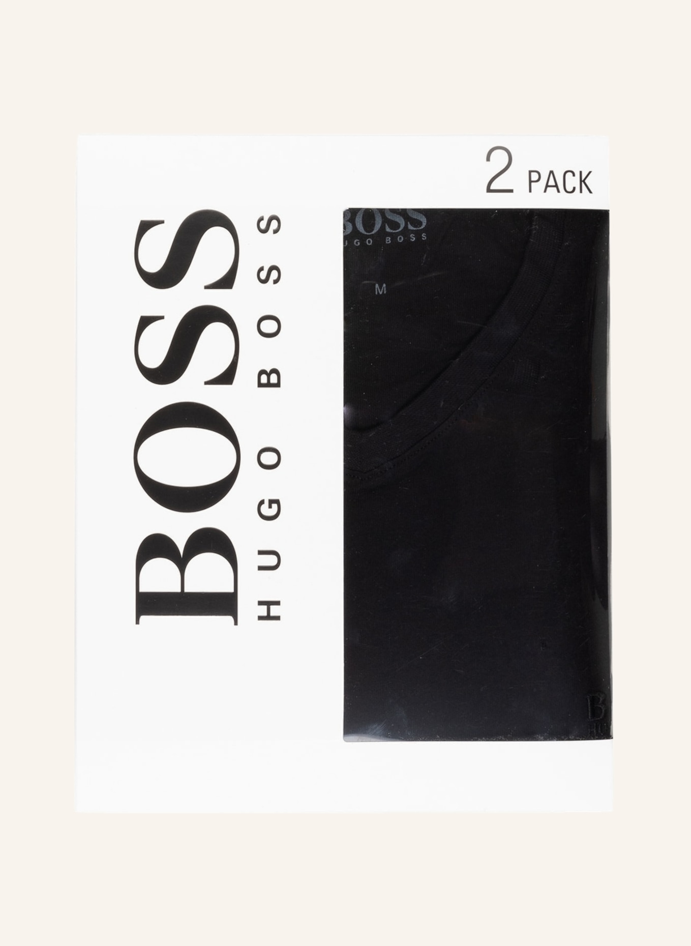 BOSS 2er-Pack T-Shirts in schwarz