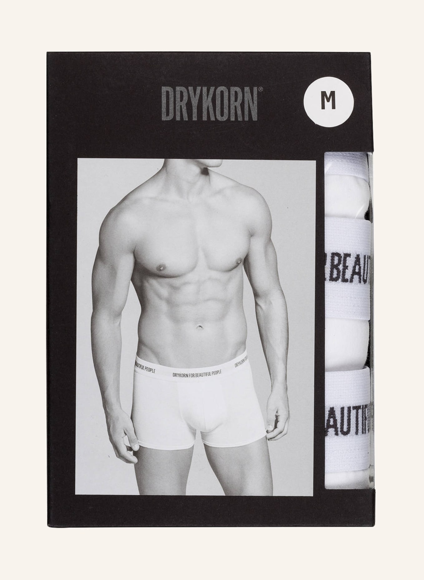 DRYKORN 3-pack boxer shorts CORBIN, Color: WHITE (Image 3)