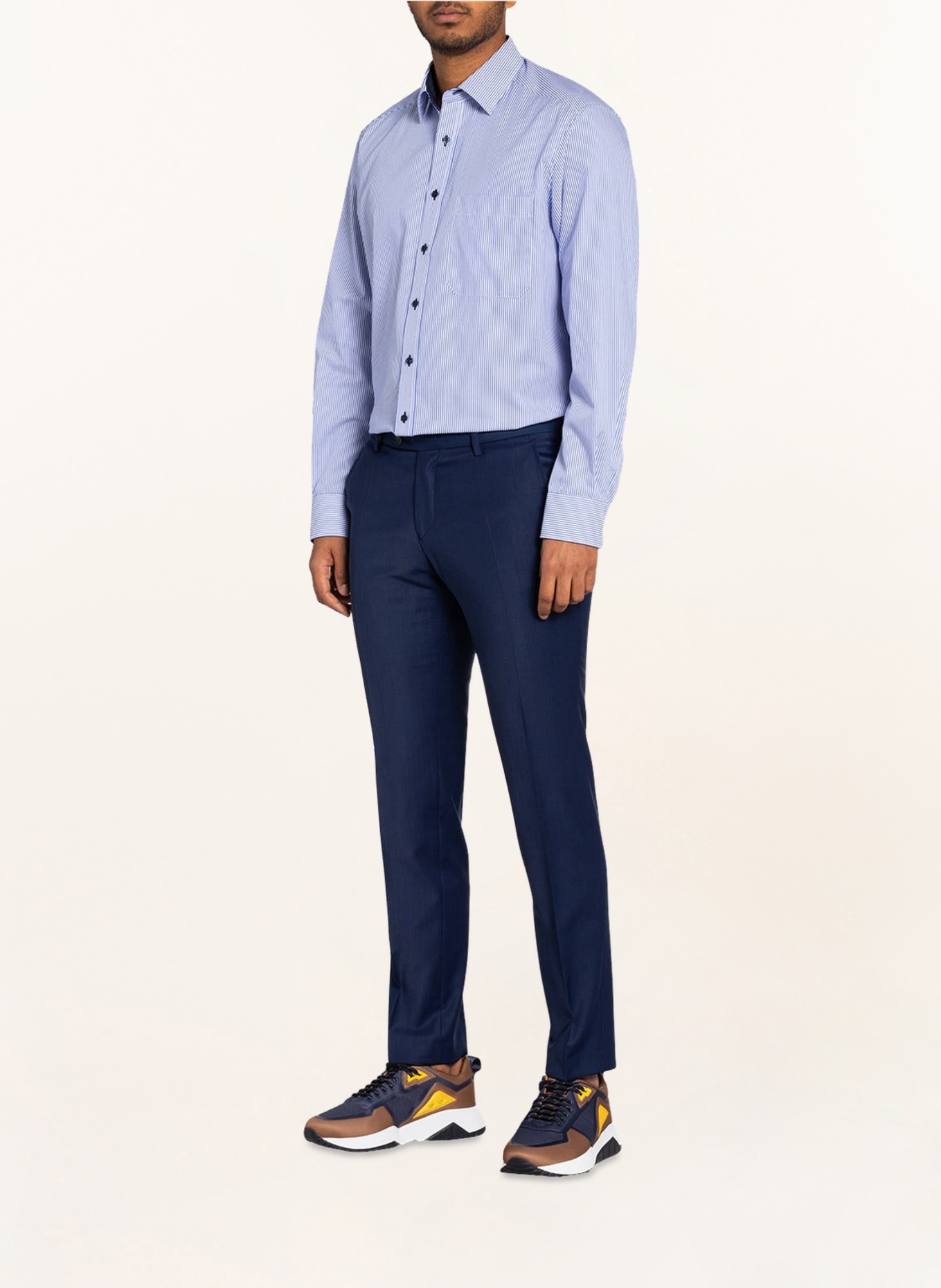 CG - CLUB of GENTS Suit trousers CEDRIC slim fit, Color: 62 BLUE (Image 3)