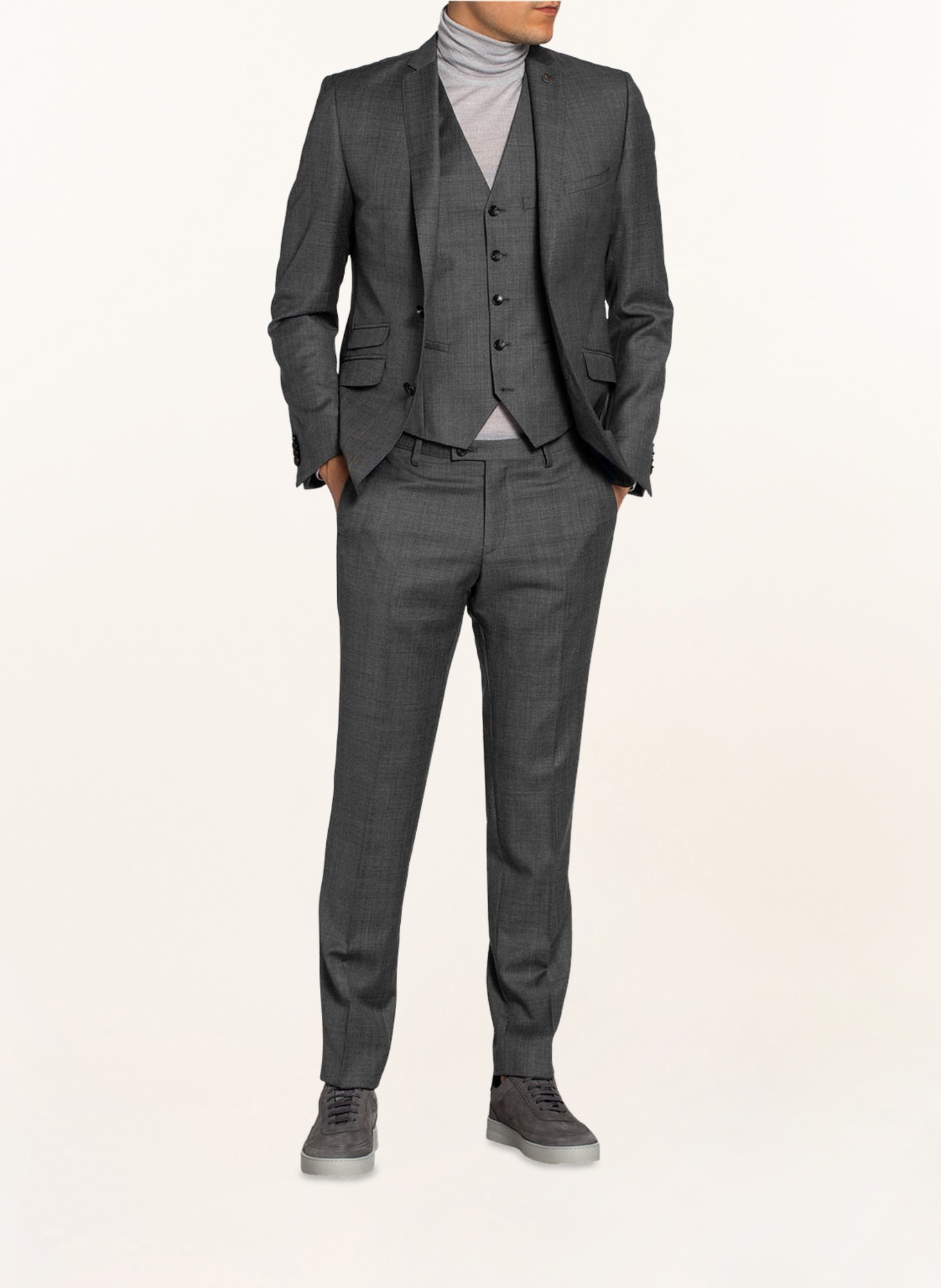 CG - CLUB of GENTS Suit trousers CHAZ regular fit, Color: 81 grau hell (Image 2)