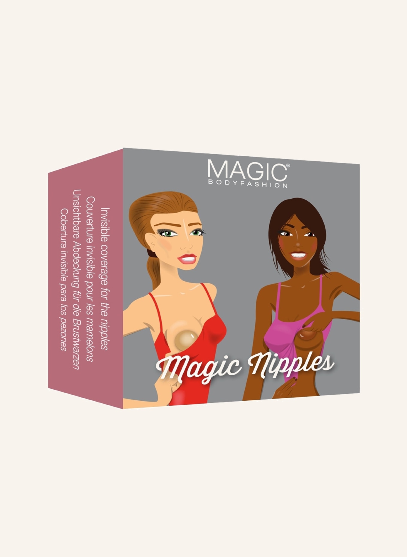 MAGIC Bodyfashion Brust-Tapes MAGIC NIPPLES, Farbe: BEIGE (Bild 4)