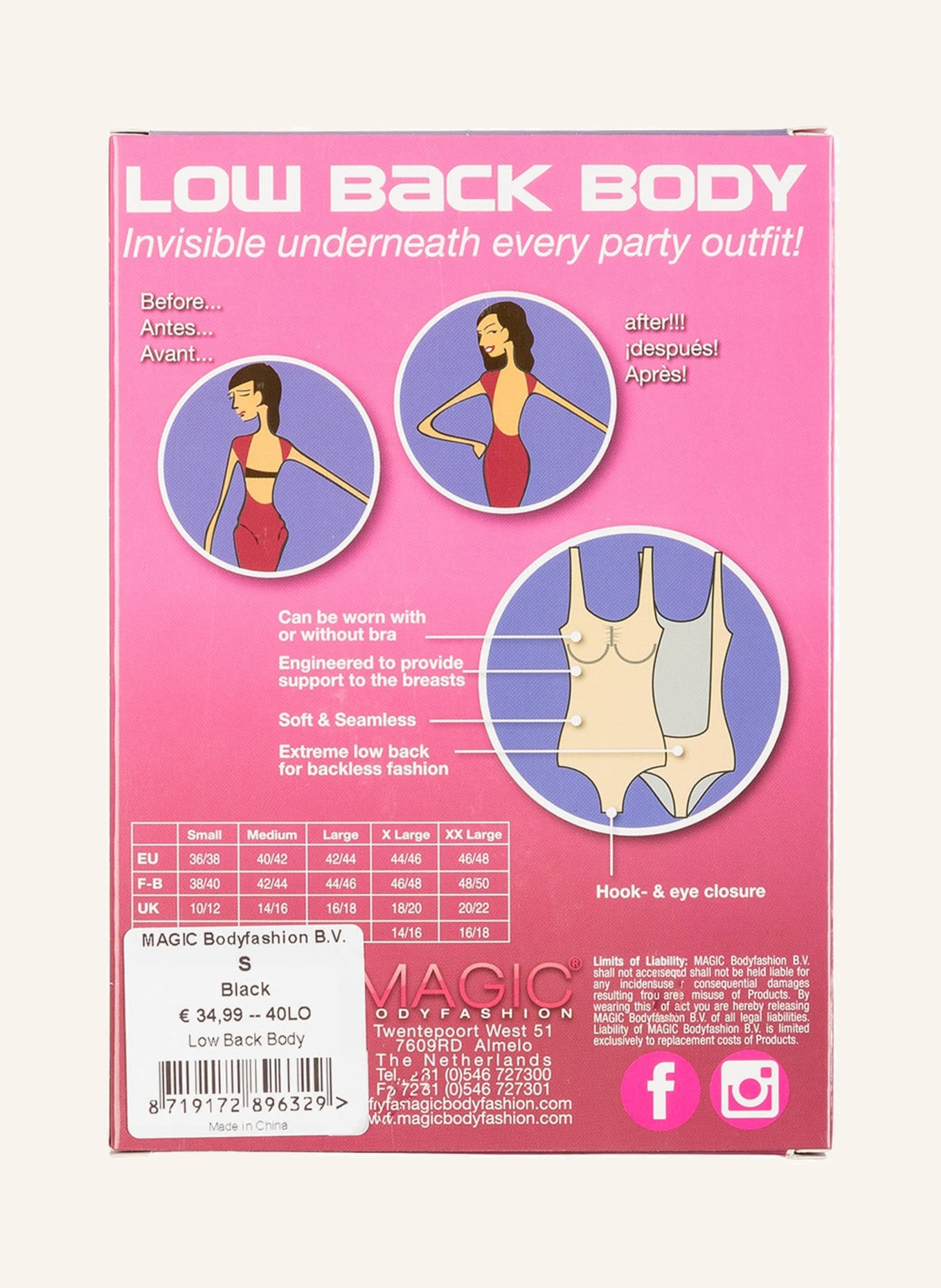 MAGIC Bodyfashion Shape-Body LOW BACK, Farbe: NUDE (Bild 6)