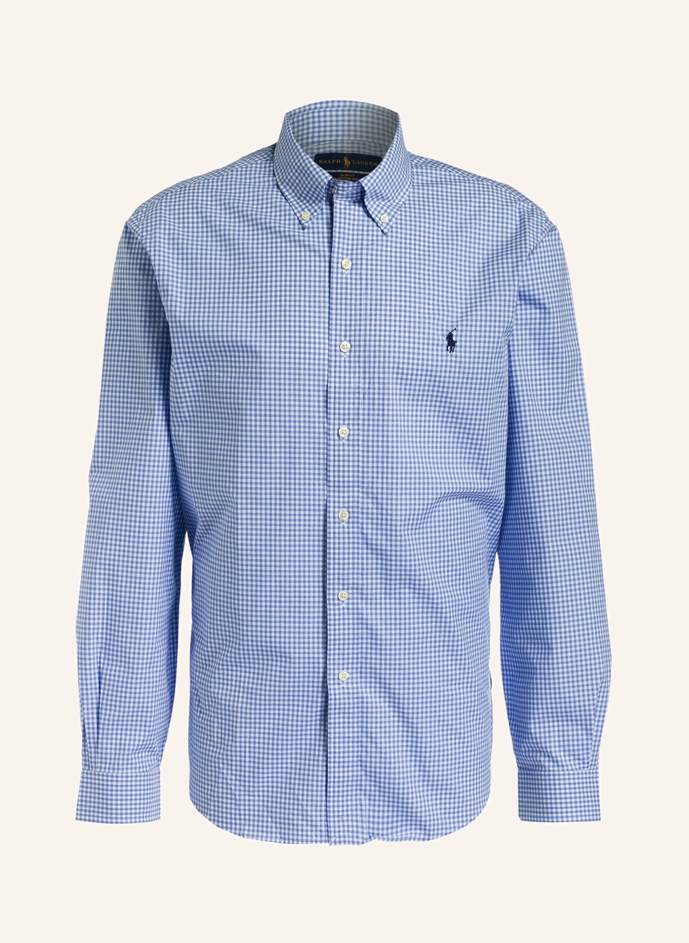POLO RALPH LAUREN Shirt slim fit, Color: BLUE/ WHITE (Image 1)