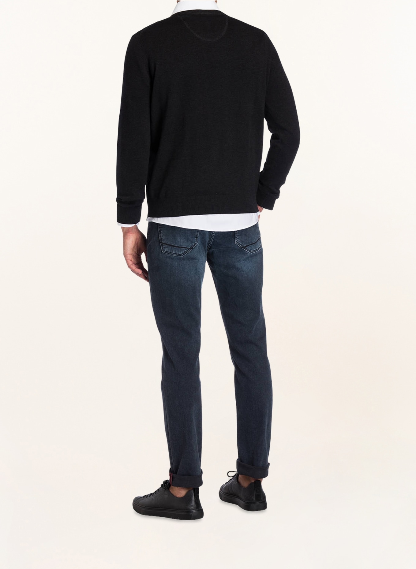FYNCH-HATTON Sweater, Color: DARK GRAY MÉLANGE (Image 3)