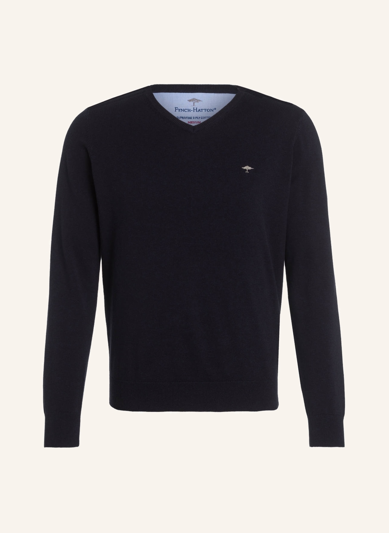 FYNCH-HATTON Pullover: DUNKELBLAU