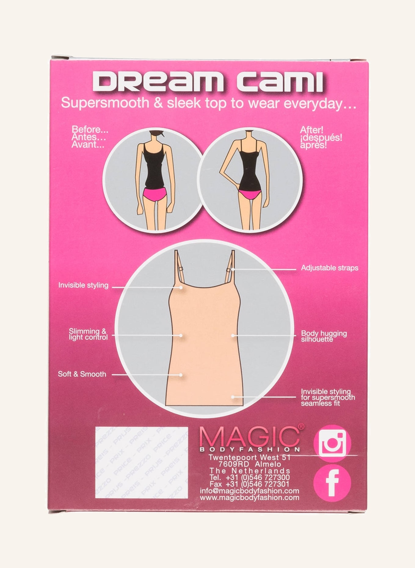 MAGIC Bodyfashion Shape-Top DREAM CAMI, Farbe: BEIGE (Bild 5)