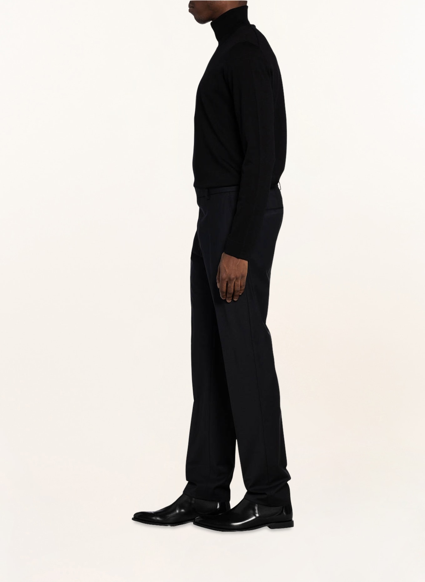 STRELLSON Spodnie garniturowe MERCER slim fit, Kolor: 001 BLACK 001 (Obrazek 4)
