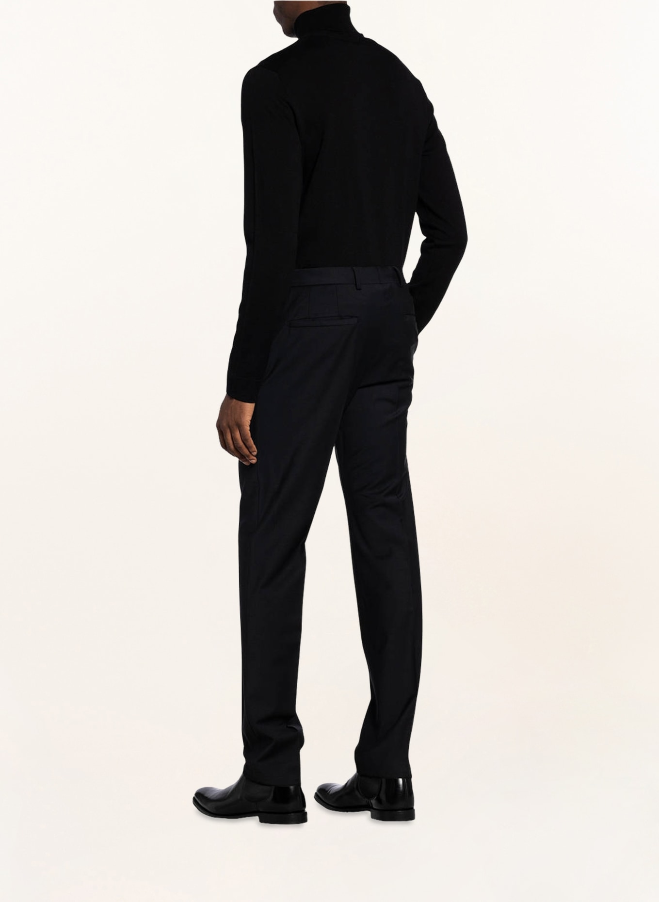 STRELLSON Spodnie garniturowe MERCER slim fit, Kolor: 001 BLACK 001 (Obrazek 5)