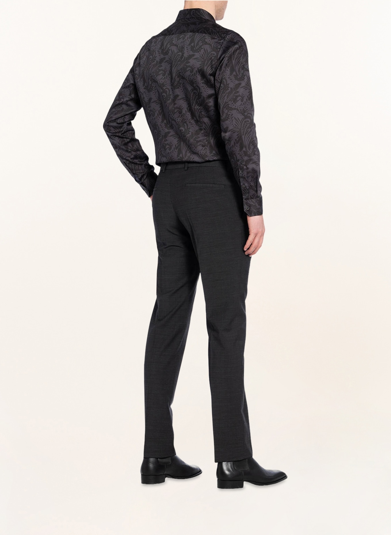 STRELLSON Spodnie garniturowe MERCER slim fit, Kolor: CIEMNOSZARY (Obrazek 4)