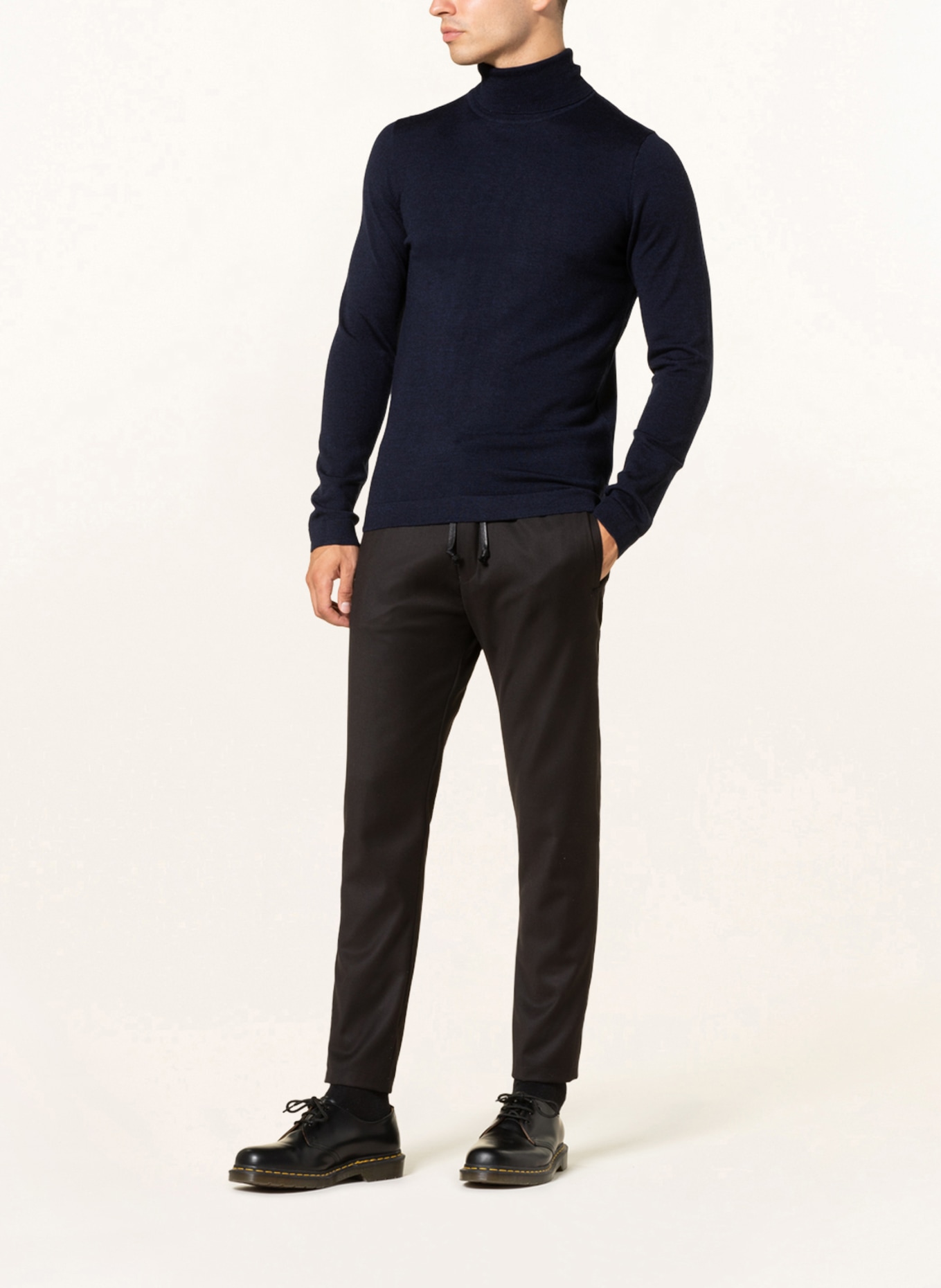DRYKORN Rollkragenpullover JOEY: DUNKELBLAU