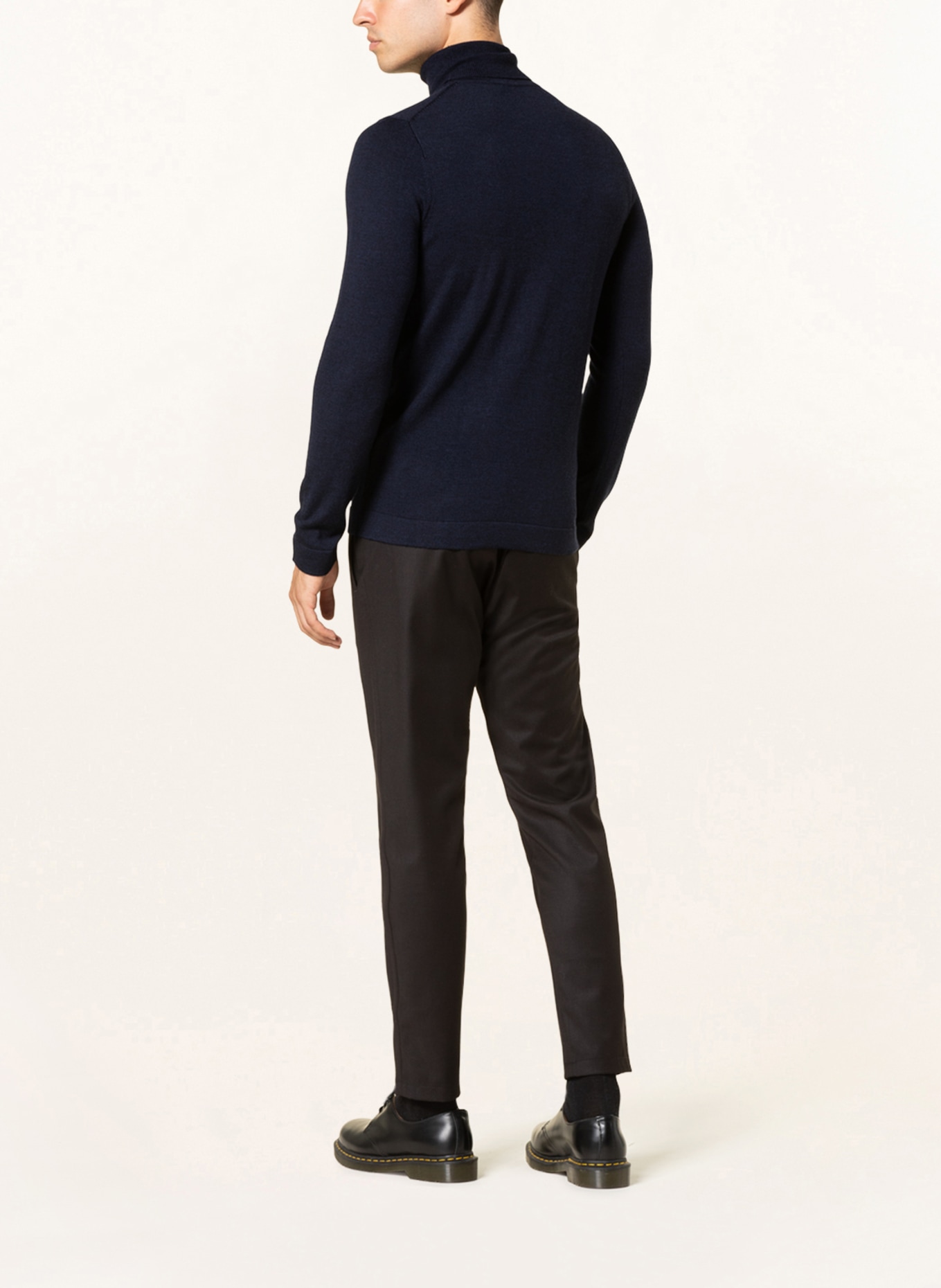 DRYKORN Rollkragenpullover JOEY: DUNKELBLAU
