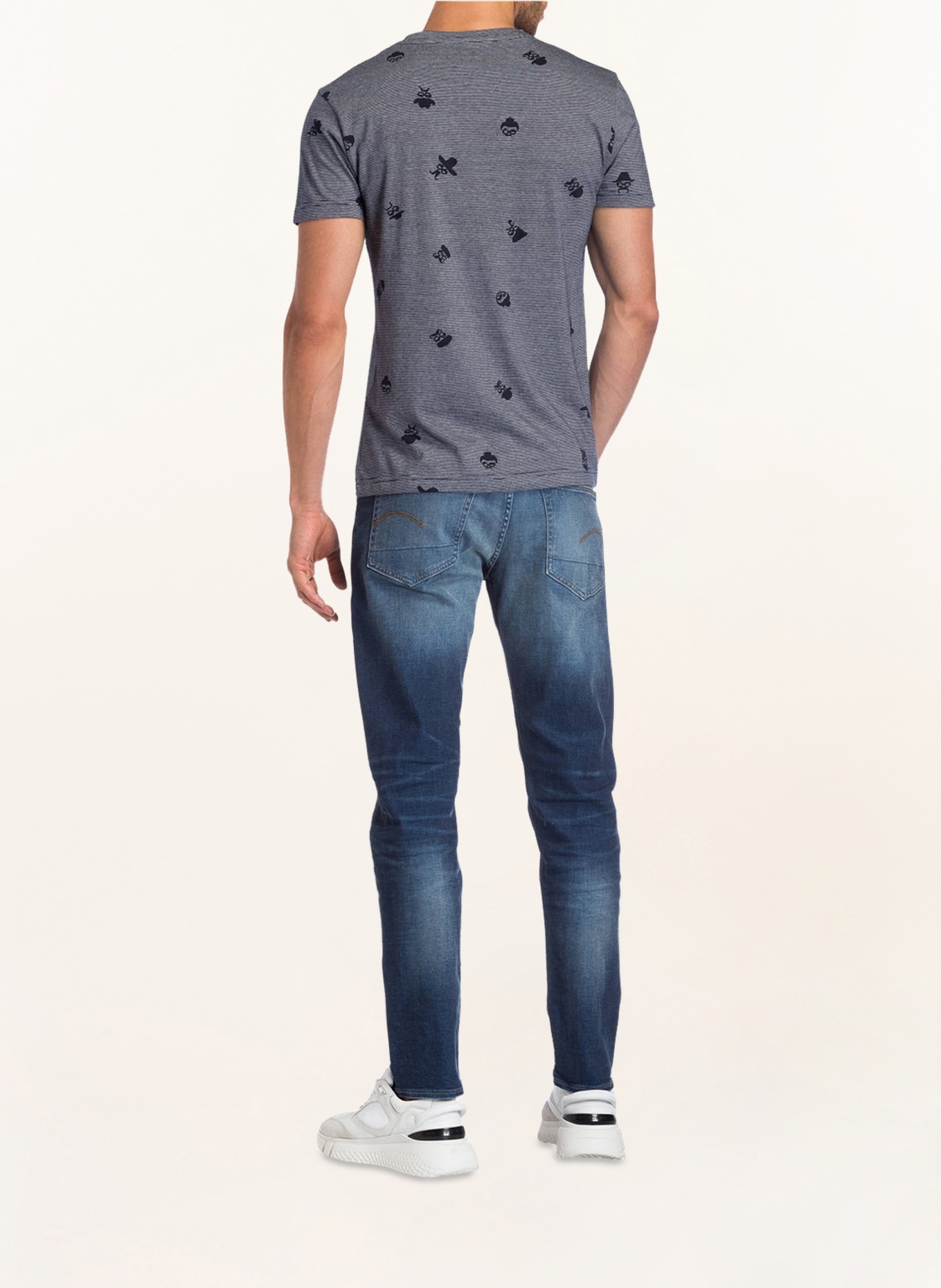 G-Star RAW Jeans 3301 Slim Fit, Farbe: WORKER BLUE FADED (Bild 3)
