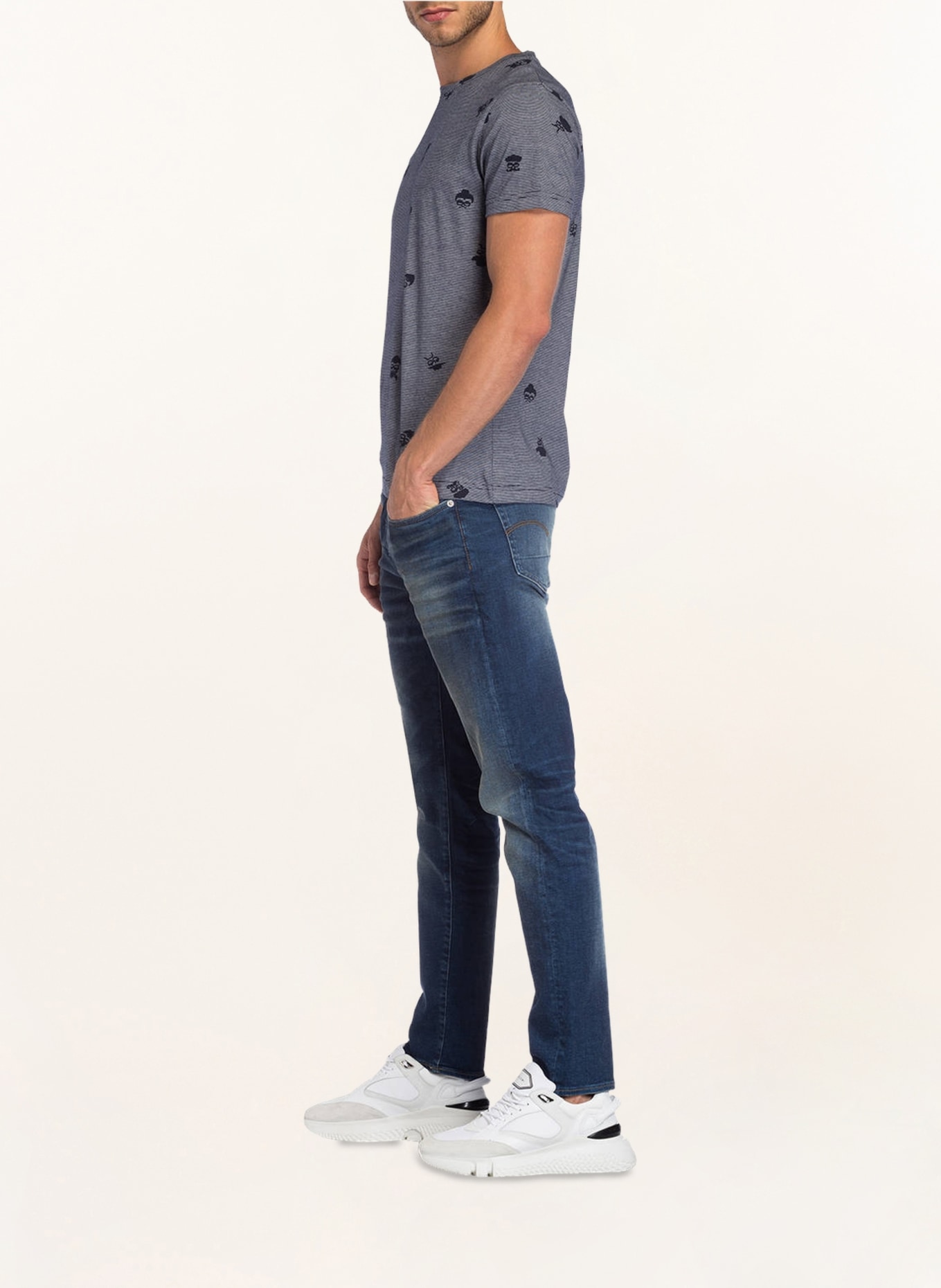 G-Star RAW Jeans 3301 slim fit, Color: WORKER BLUE FADED (Image 4)