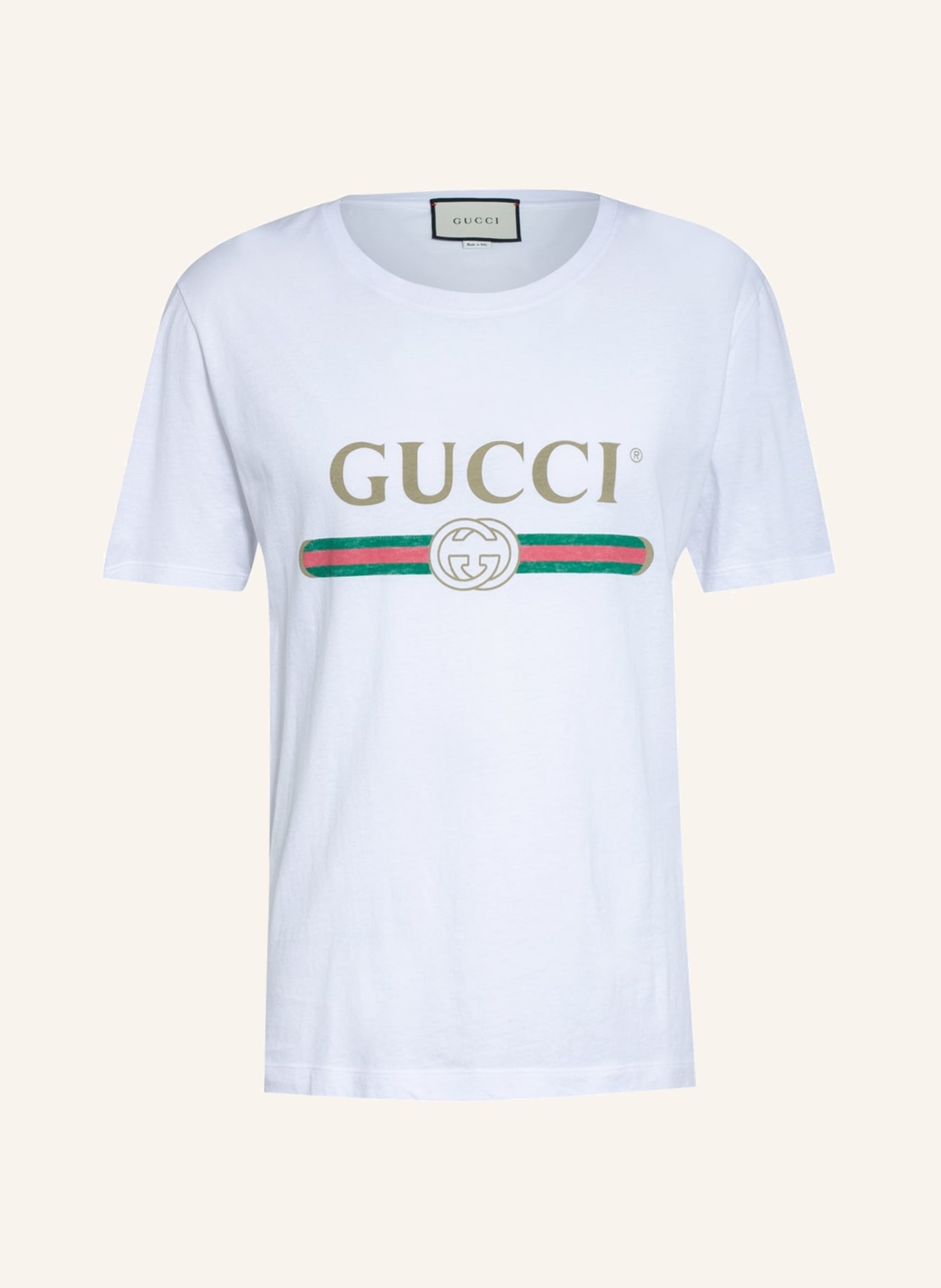 GUCCI T-shirt , Kolor: BIAŁY (Obrazek 1)