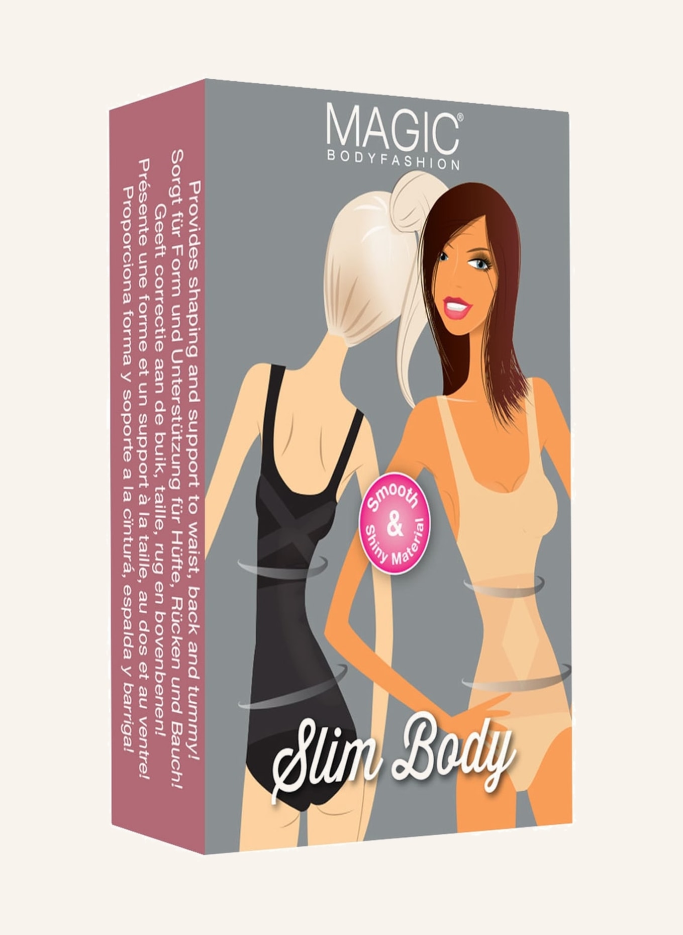 MAGIC Bodyfashion Body modelujące SLIM BODY, Kolor: CAMELOWY (Obrazek 4)
