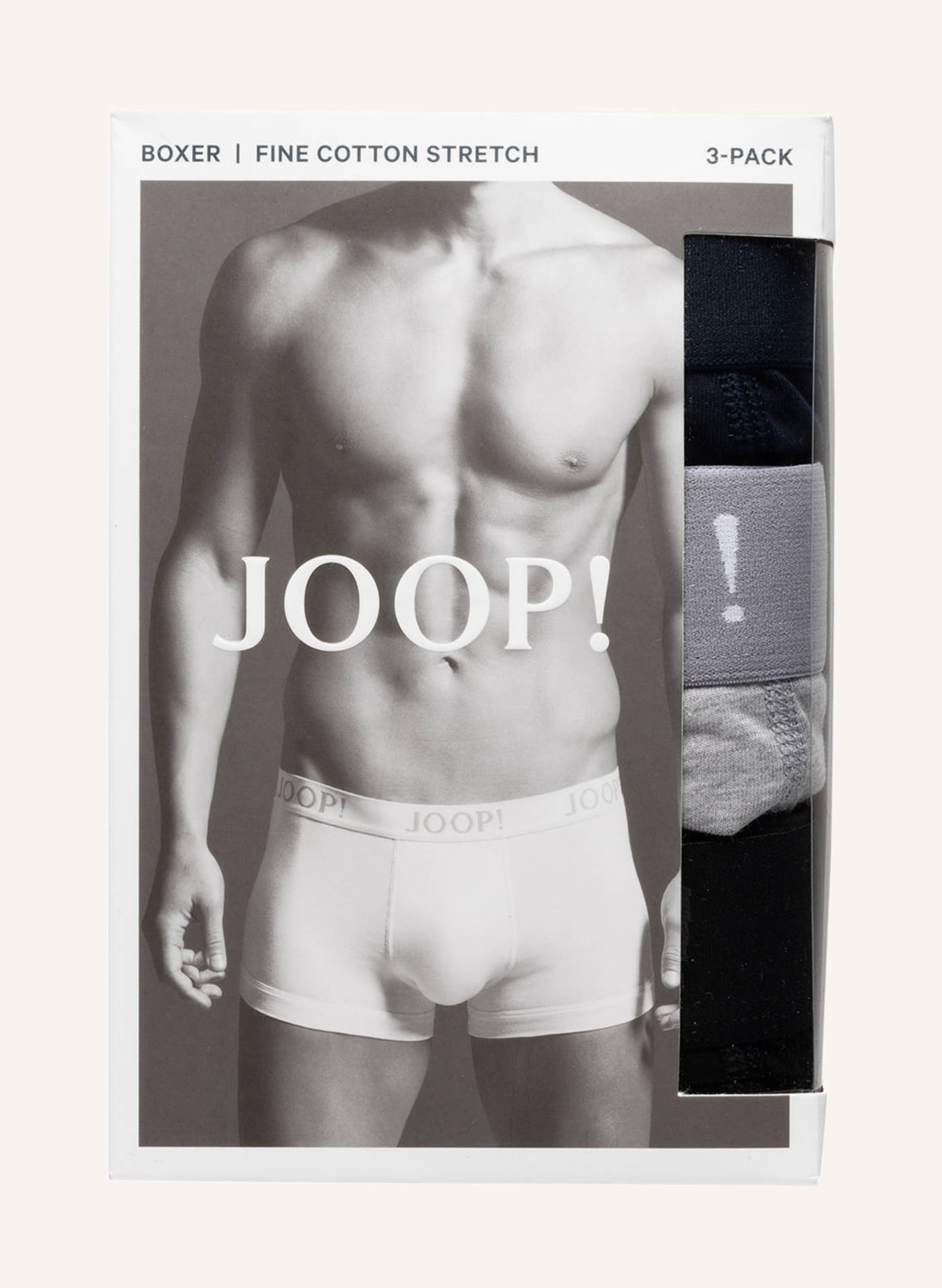 JOOP! 3-pack boxer shorts, Color: GRAY/ DARK BLUE/ BLACK (Image 3)