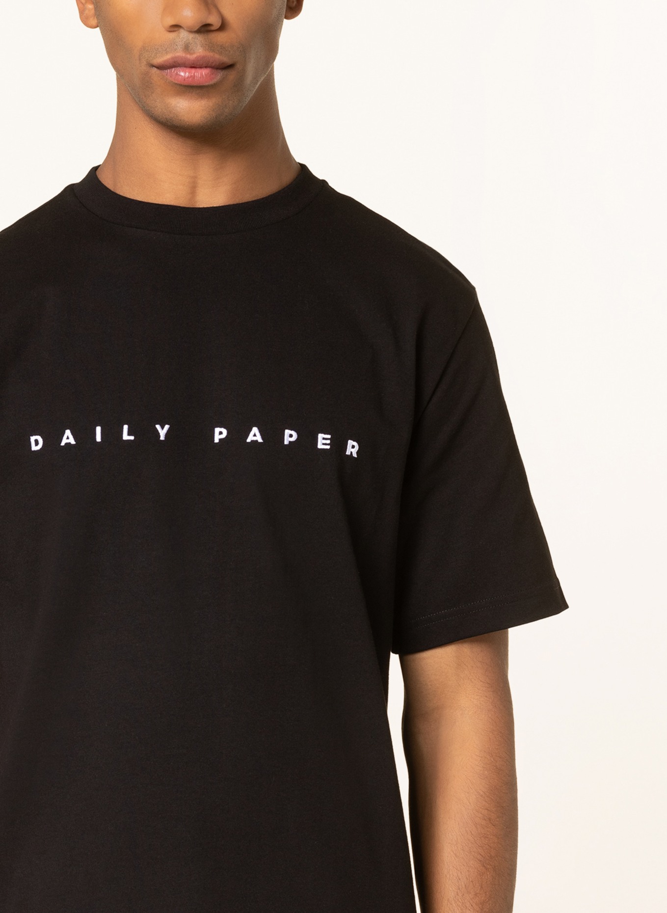 DAILY PAPER T-shirt ALIAS, Kolor: CZARNY (Obrazek 4)