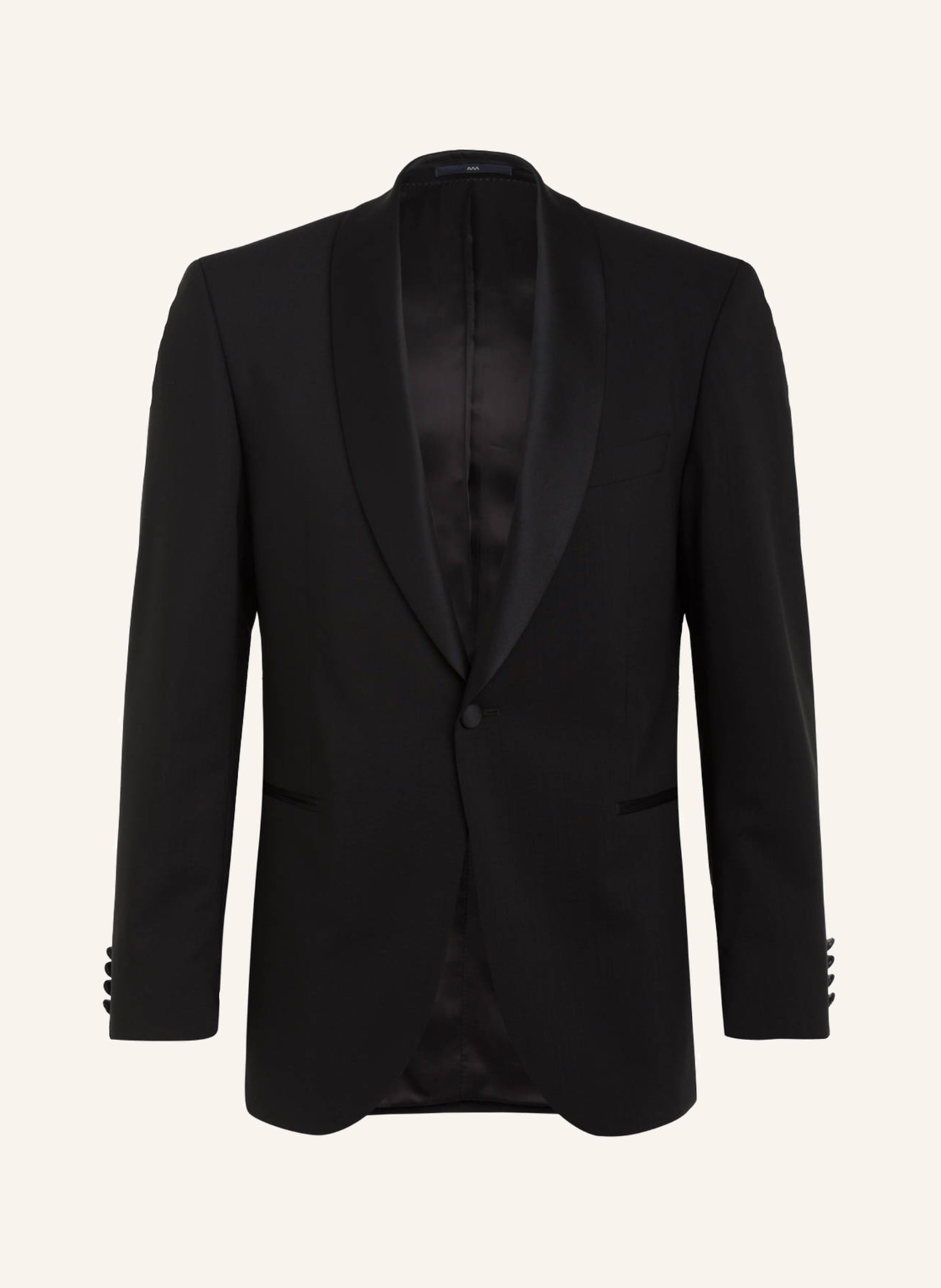 EDUARD DRESSLER Tuxedo jacket Shaped Fit, Color: BLACK (Image 1)