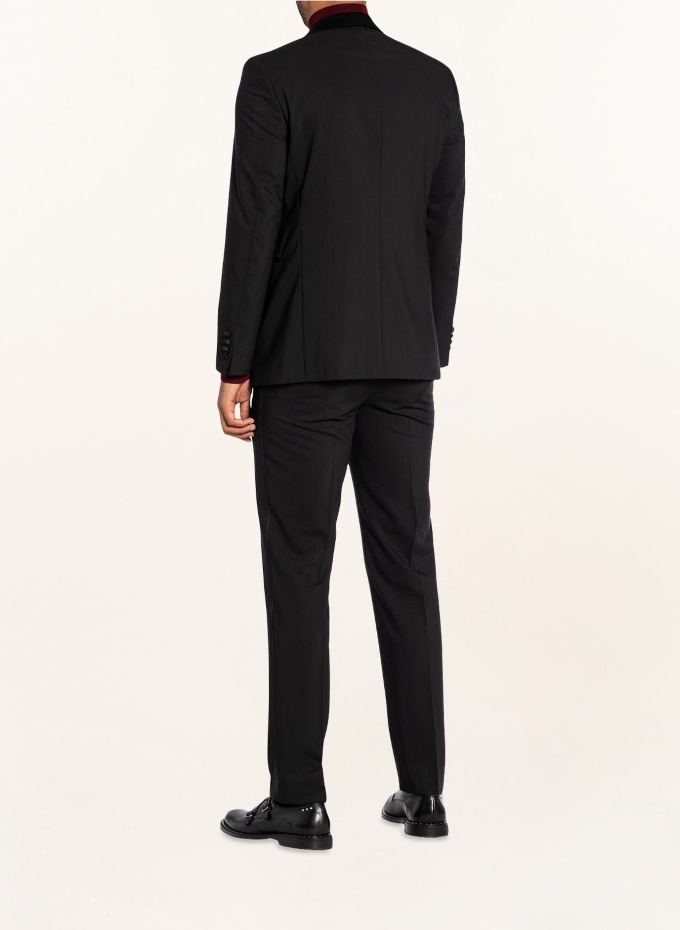 EDUARD DRESSLER Tuxedo jacket Shaped Fit, Color: BLACK (Image 3)
