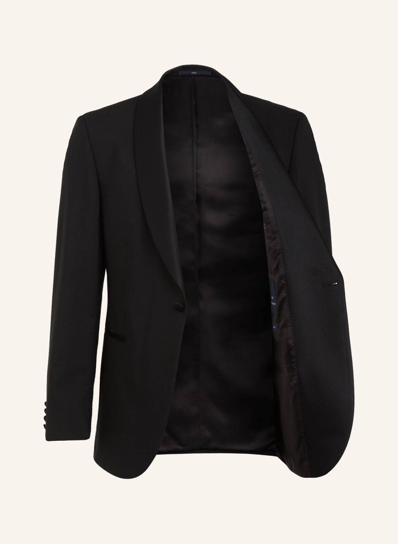 EDUARD DRESSLER Tuxedo jacket Shaped Fit, Color: BLACK (Image 4)