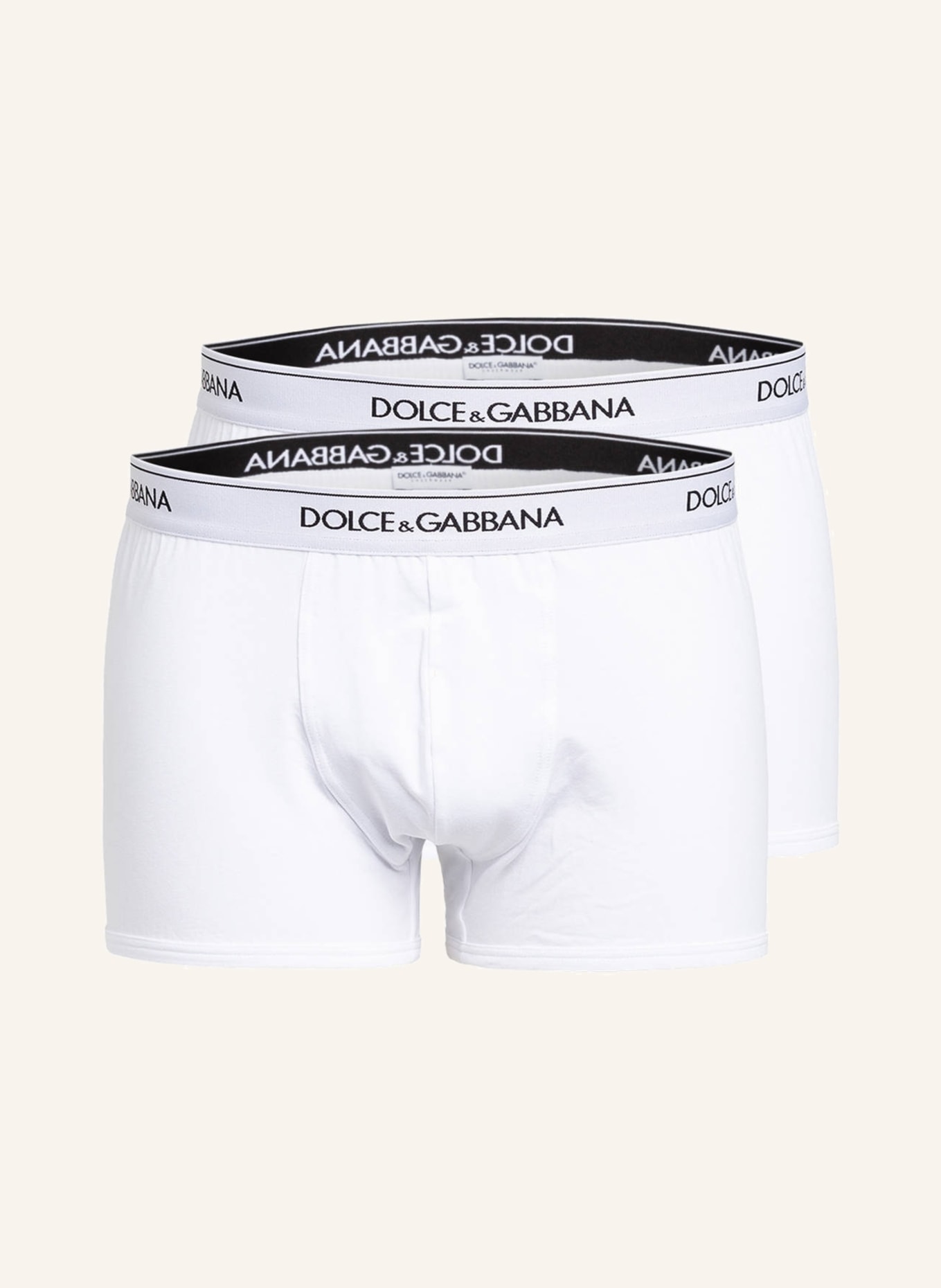 DOLCE & GABBANA 2er-Pack Boxershorts , Farbe: WEISS (Bild 1)