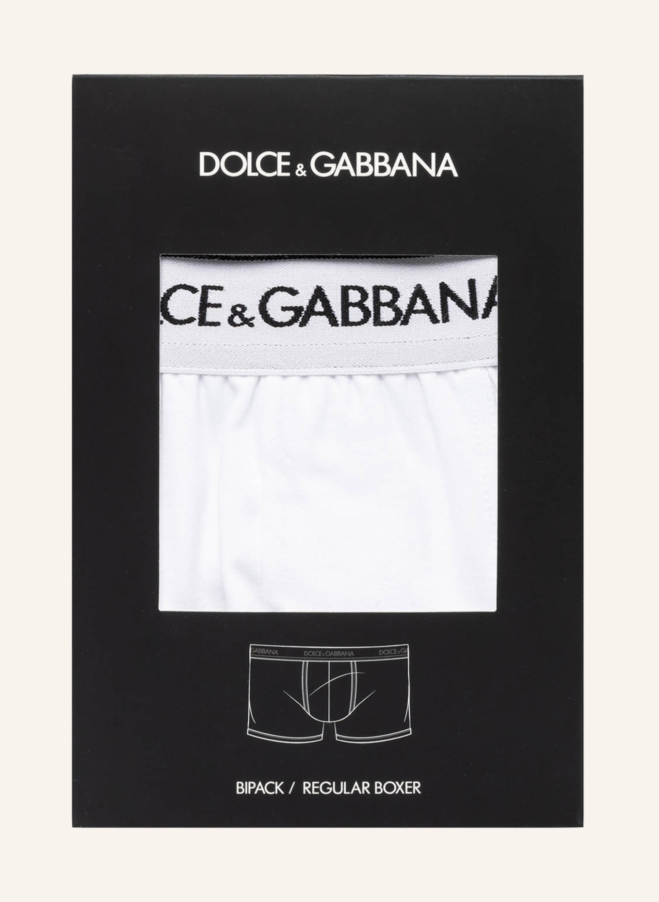 DOLCE & GABBANA 2-pack boxer shorts , Color: WHITE (Image 3)