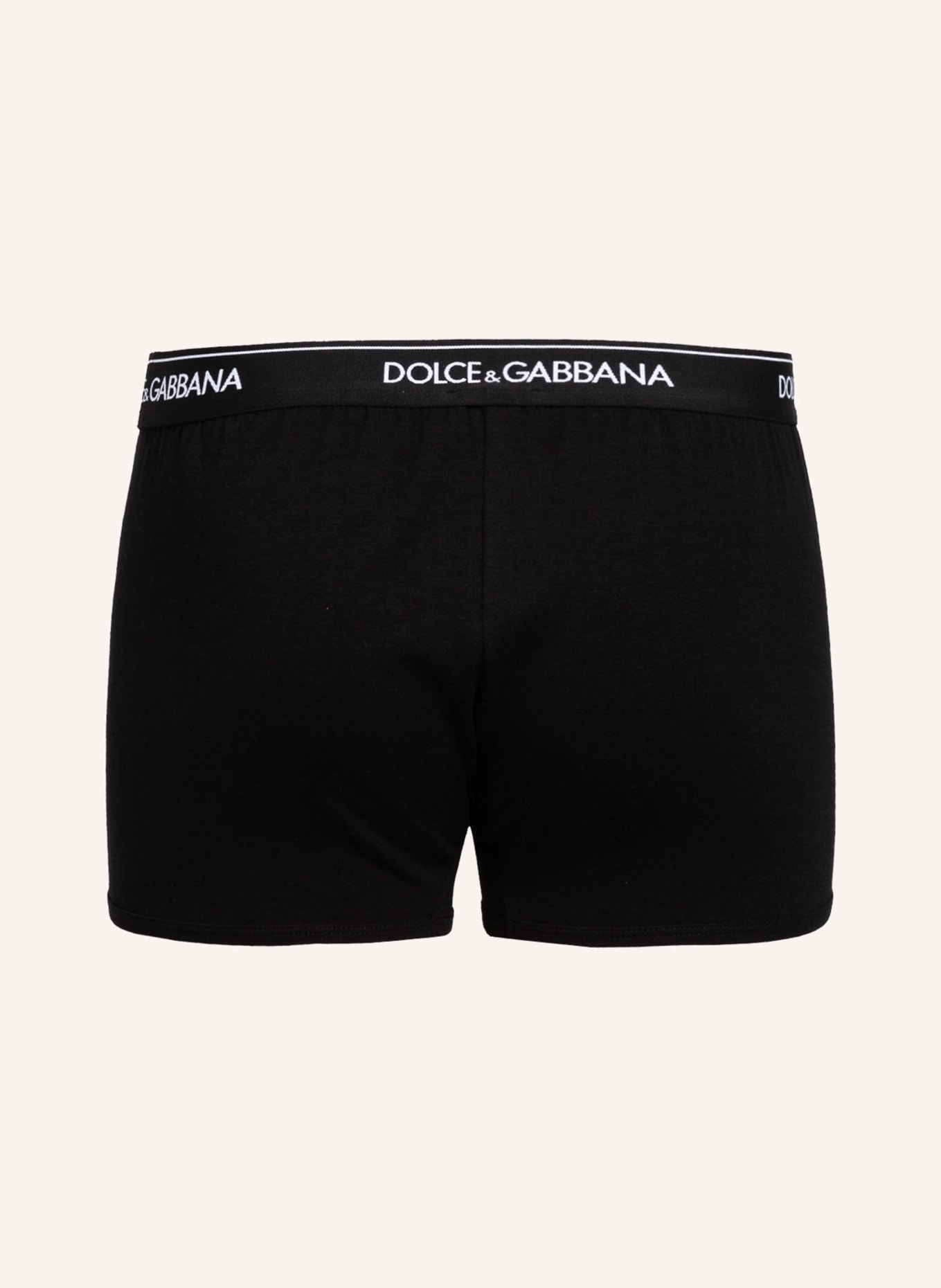 DOLCE & GABBANA Boxerky, 2 kusy v balení : ČERNÁ