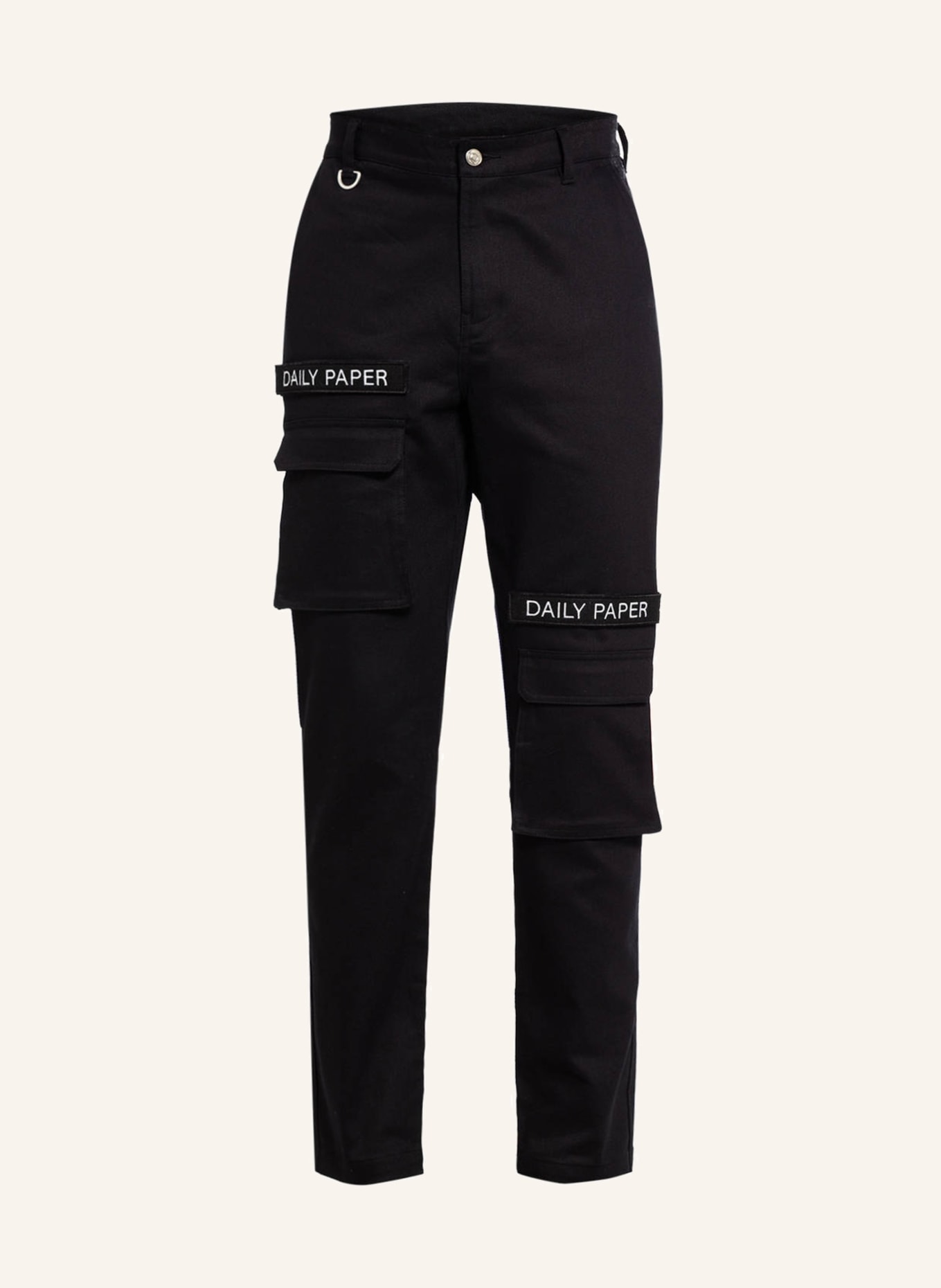 DAILY PAPER Cargo pants, Color: BLACK (Image 1)