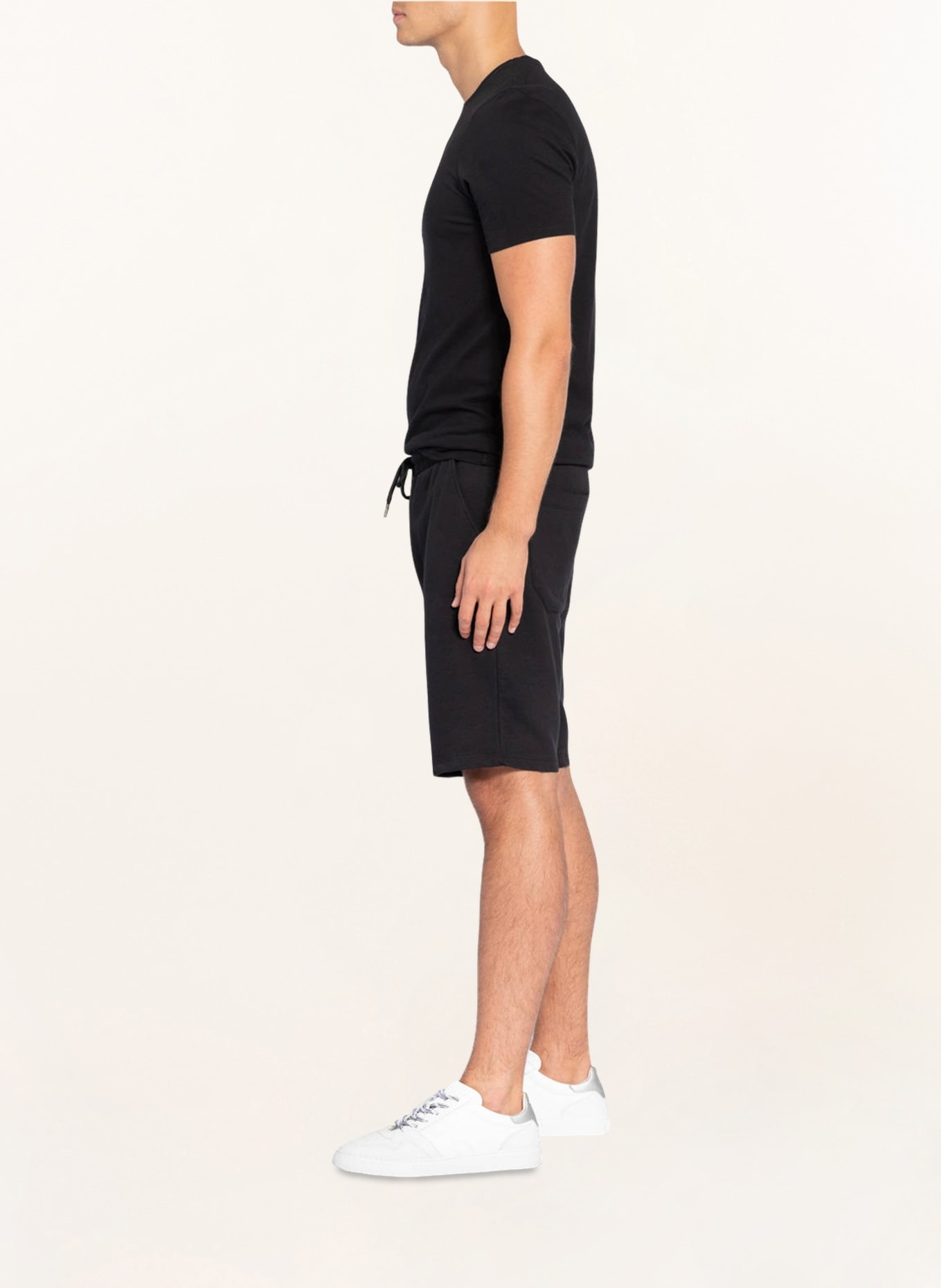 Juvia Sweat shorts, Color: BLACK (Image 4)