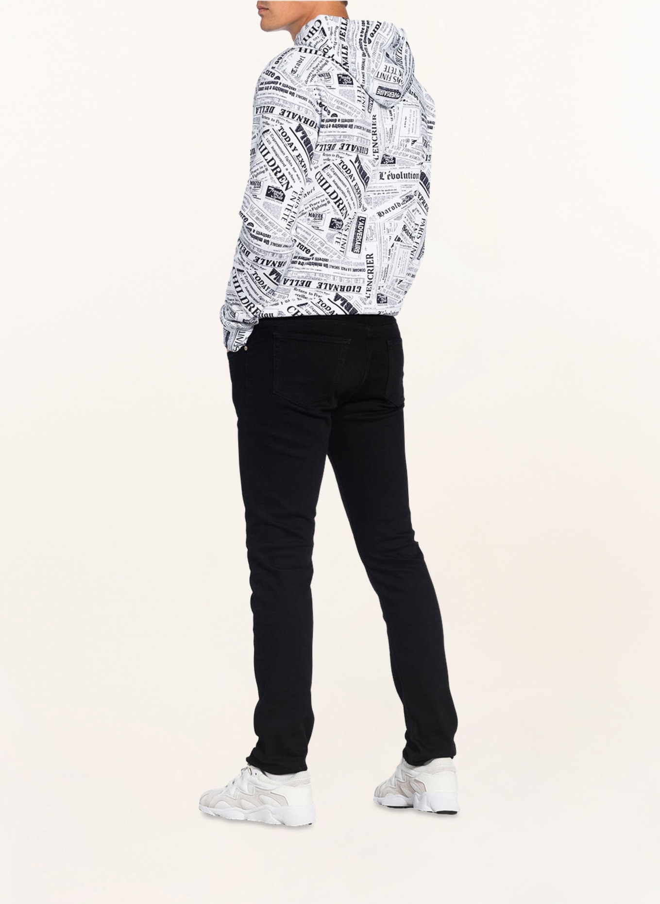 SANDRO Jeans Slim Fit, Farbe: BLAC BLACK DENIM (Bild 3)
