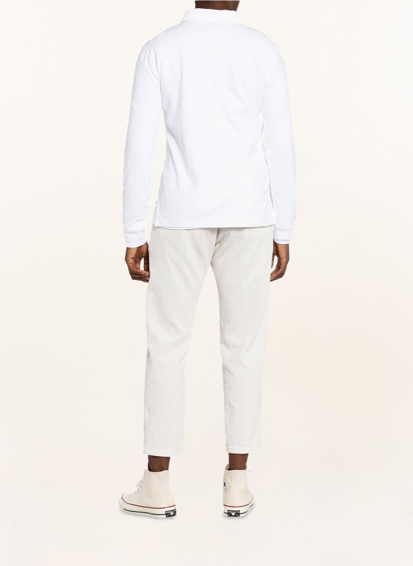 POLO RALPH LAUREN Piqué-Poloshirt Slim Fit, Farbe: WEISS (Bild 3)
