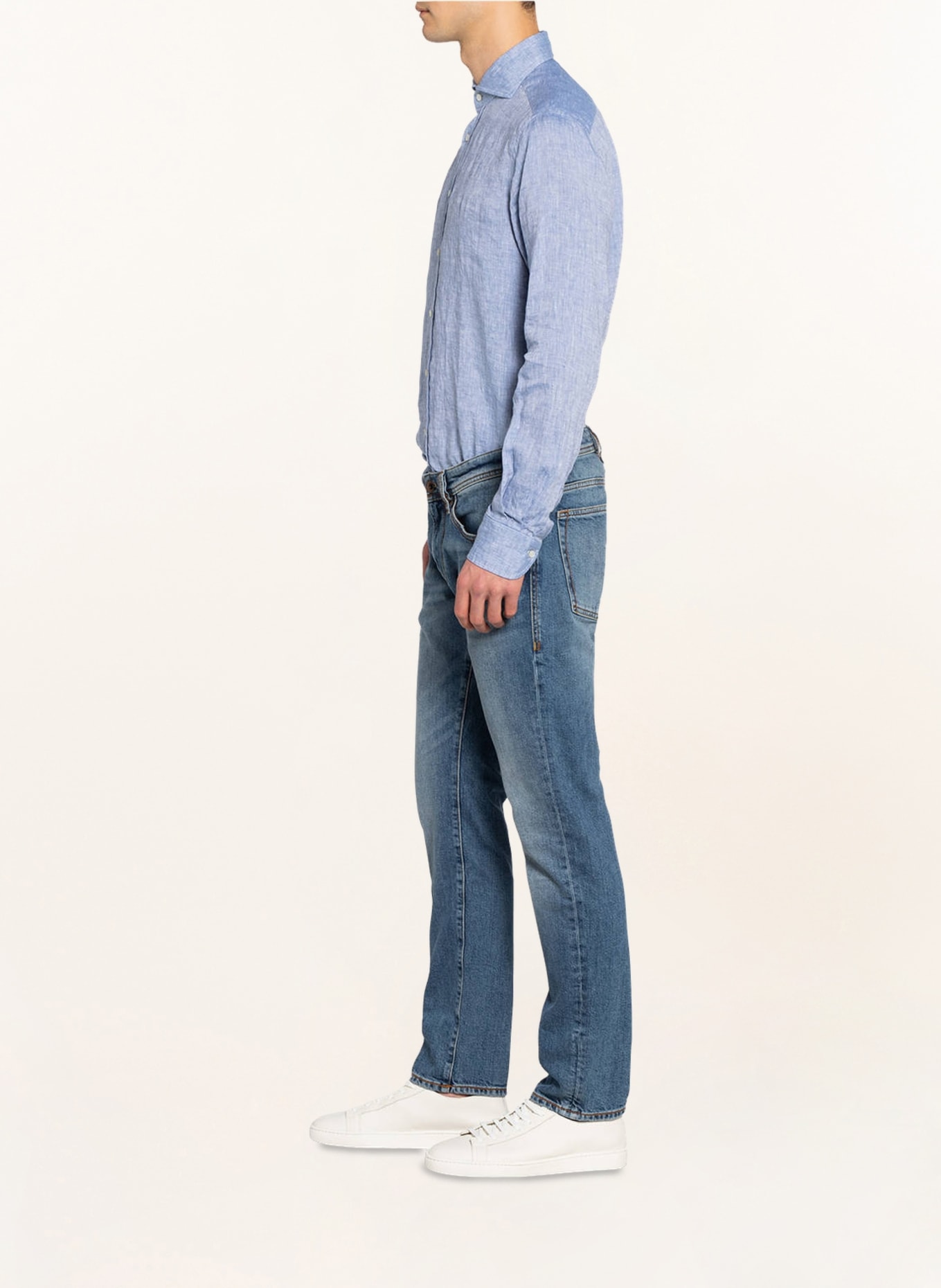 windsor. Jeans RUFFO Slim Fit, Farbe: 434 BRIGHT BLUE 434 (Bild 4)