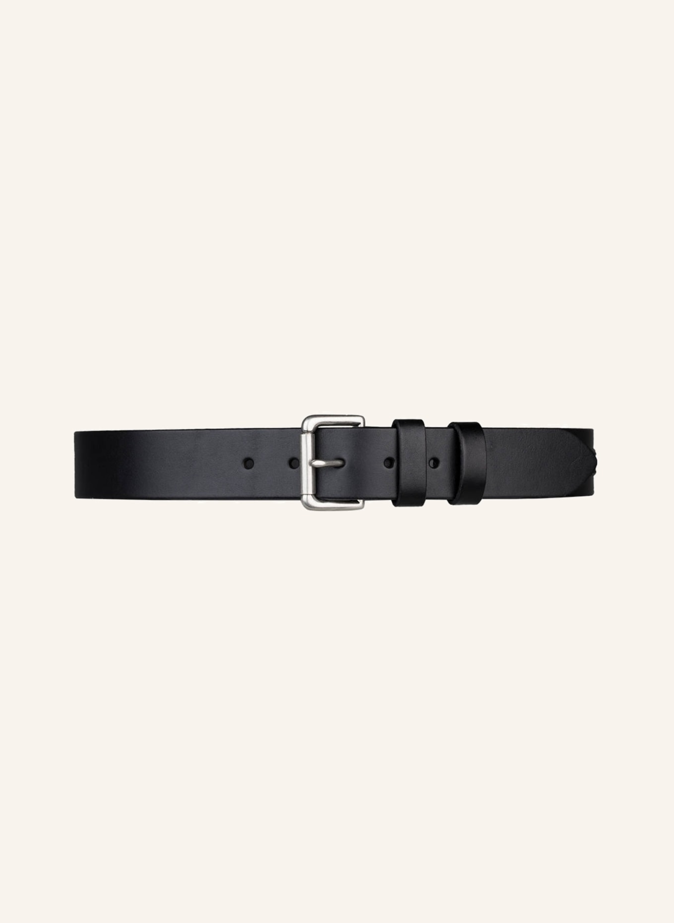 POLO RALPH LAUREN Leather belt, Color: BLACK (Image 2)