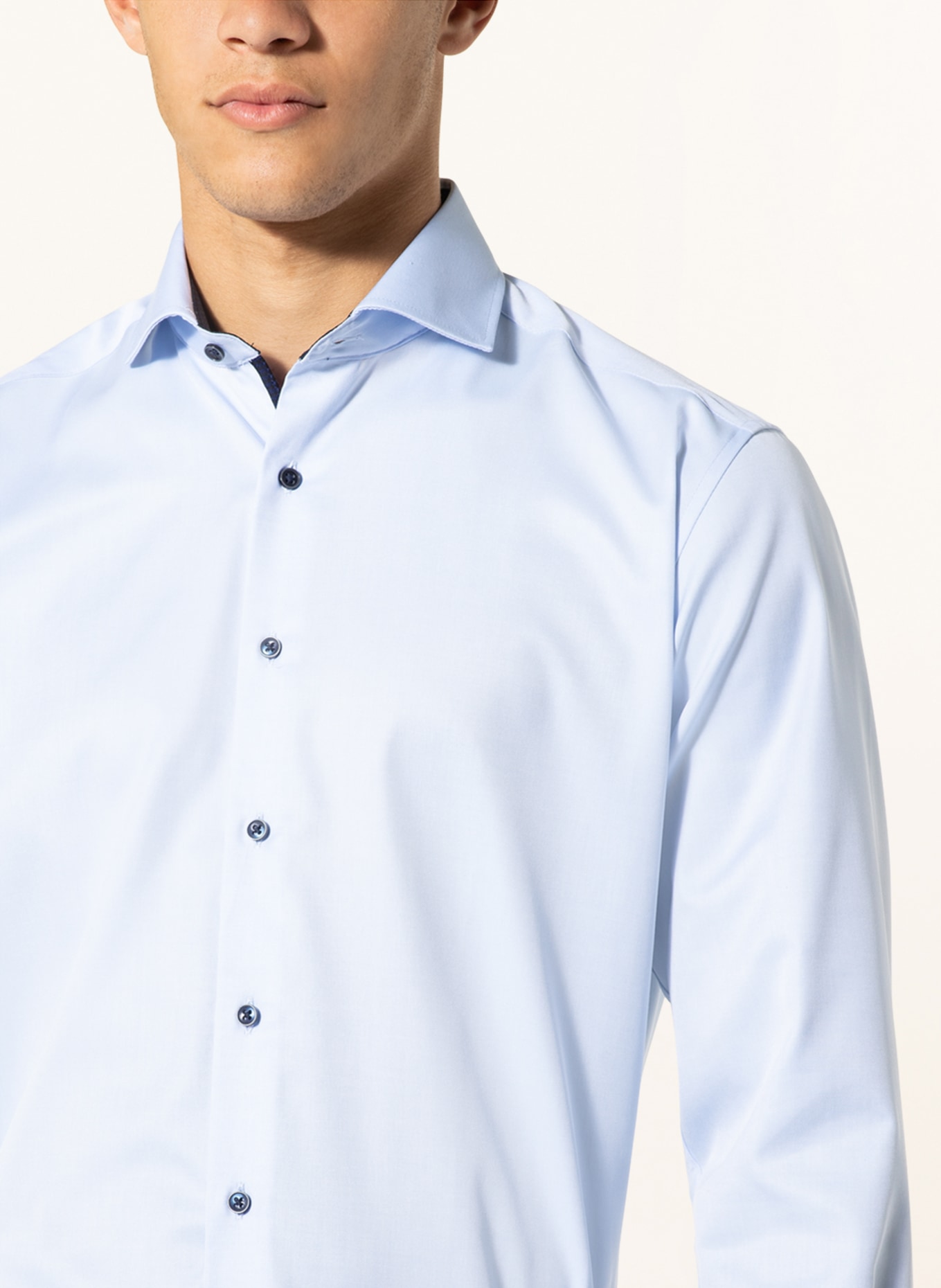 ETERNA Hemd Modern Fit, Farbe: HELLBLAU (Bild 4)