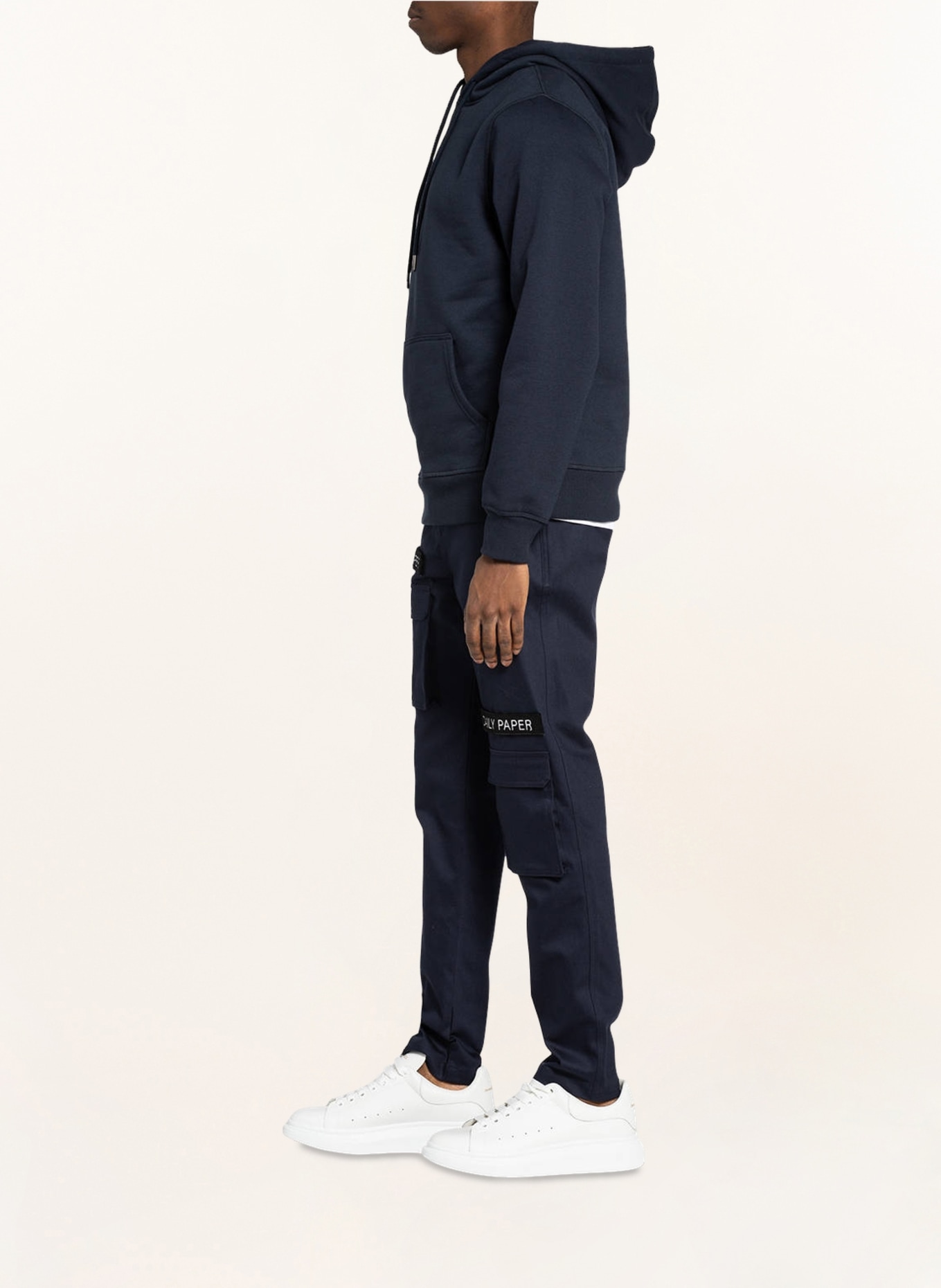 DAILY PAPER Cargo pants extra slim fit in dark blue
