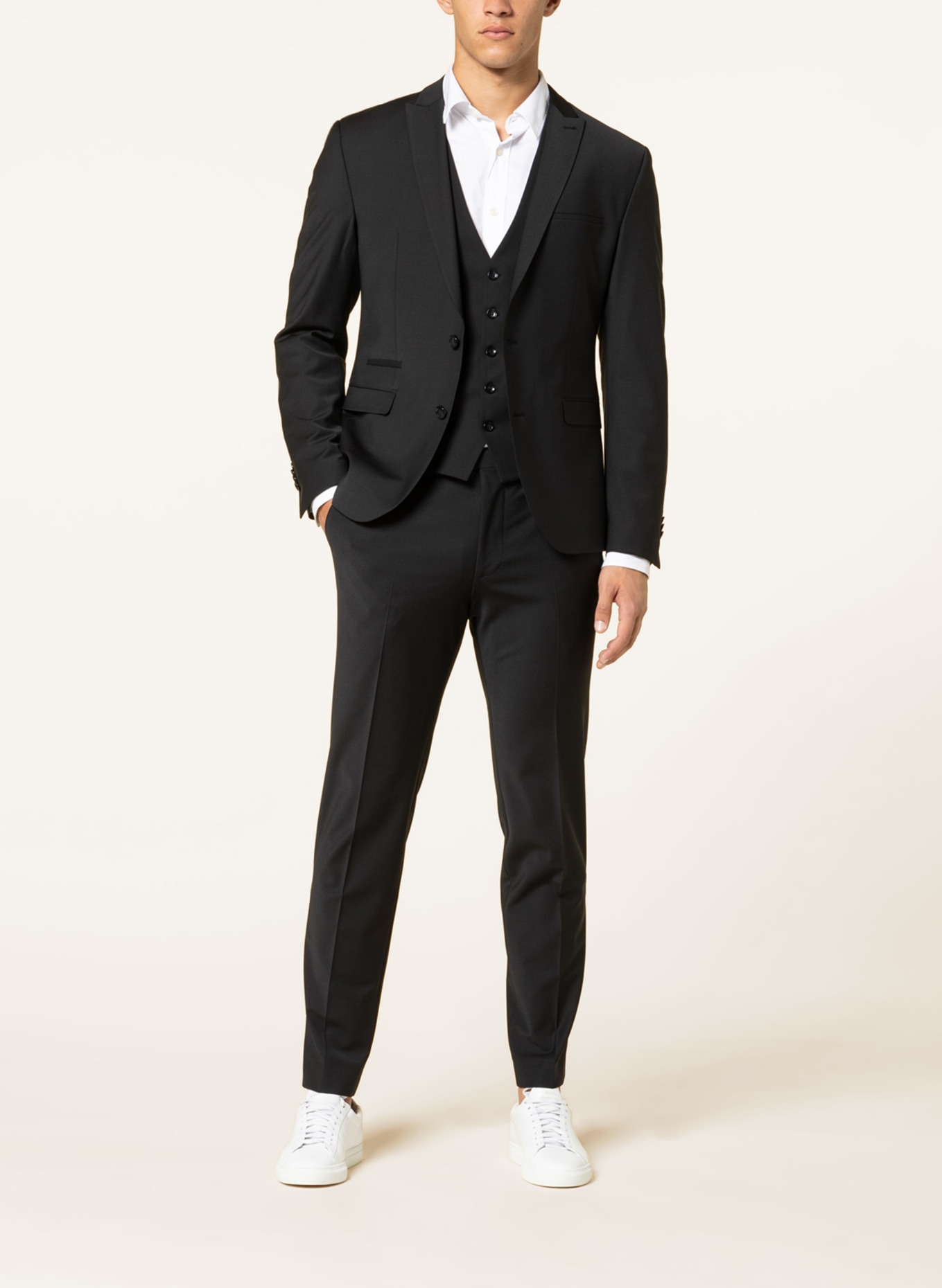 CINQUE Oblekové kalhoty CICASTELLO Super Slim Fit, Barva: 99 (Obrázek 2)