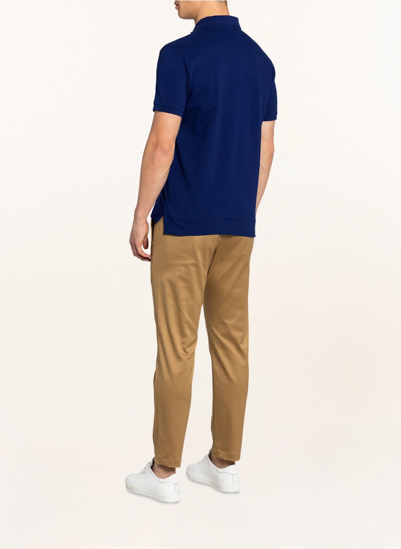 POLO RALPH LAUREN Piqué-Poloshirt Custom Slim Fit , Farbe: DUNKELBLAU (Bild 3)