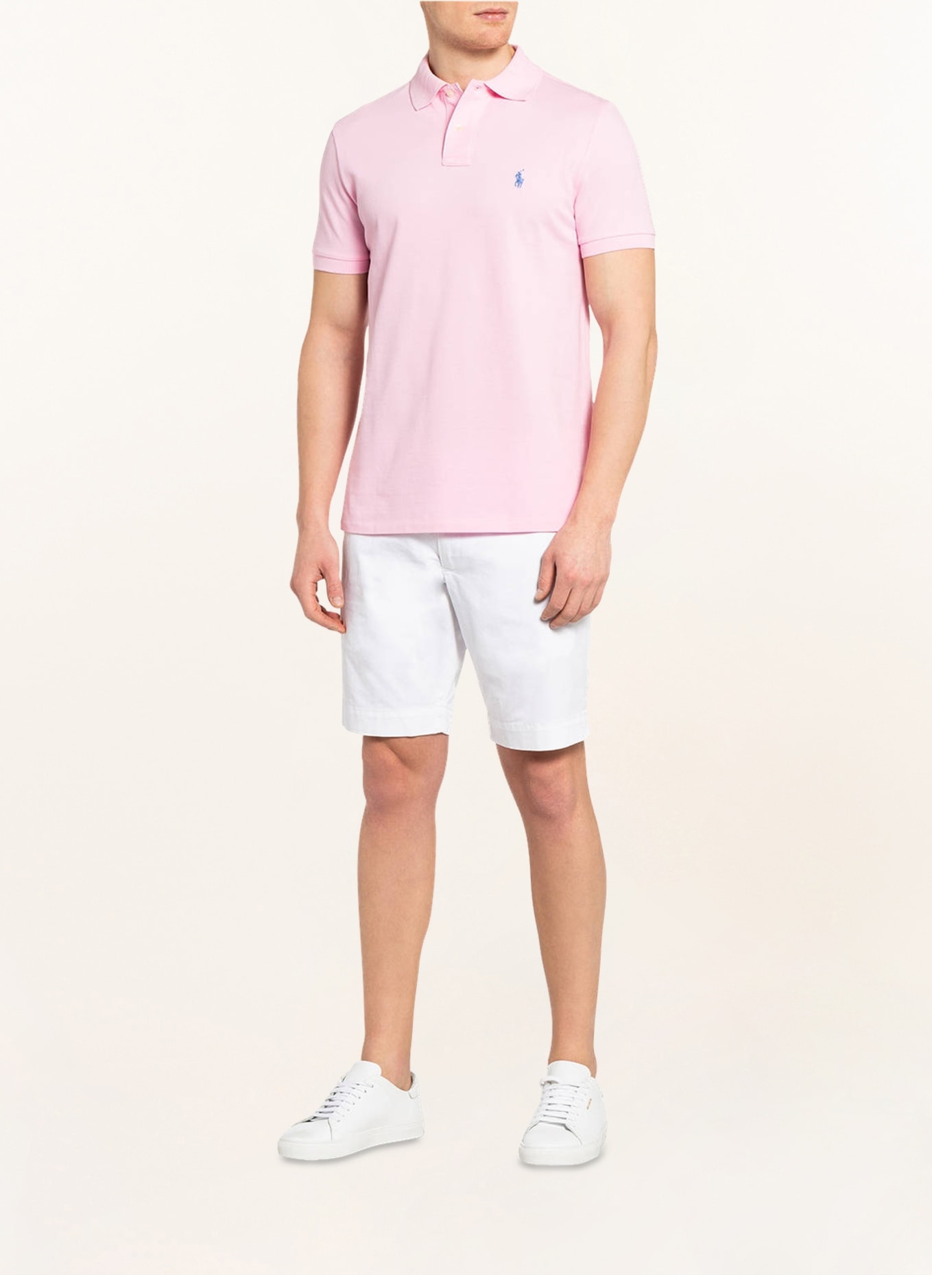 POLO RALPH LAUREN Piqué-Poloshirt Custom Slim Fit , Farbe: ROSA (Bild 2)
